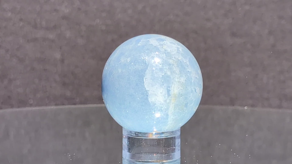 Blue Calcite Sphere E