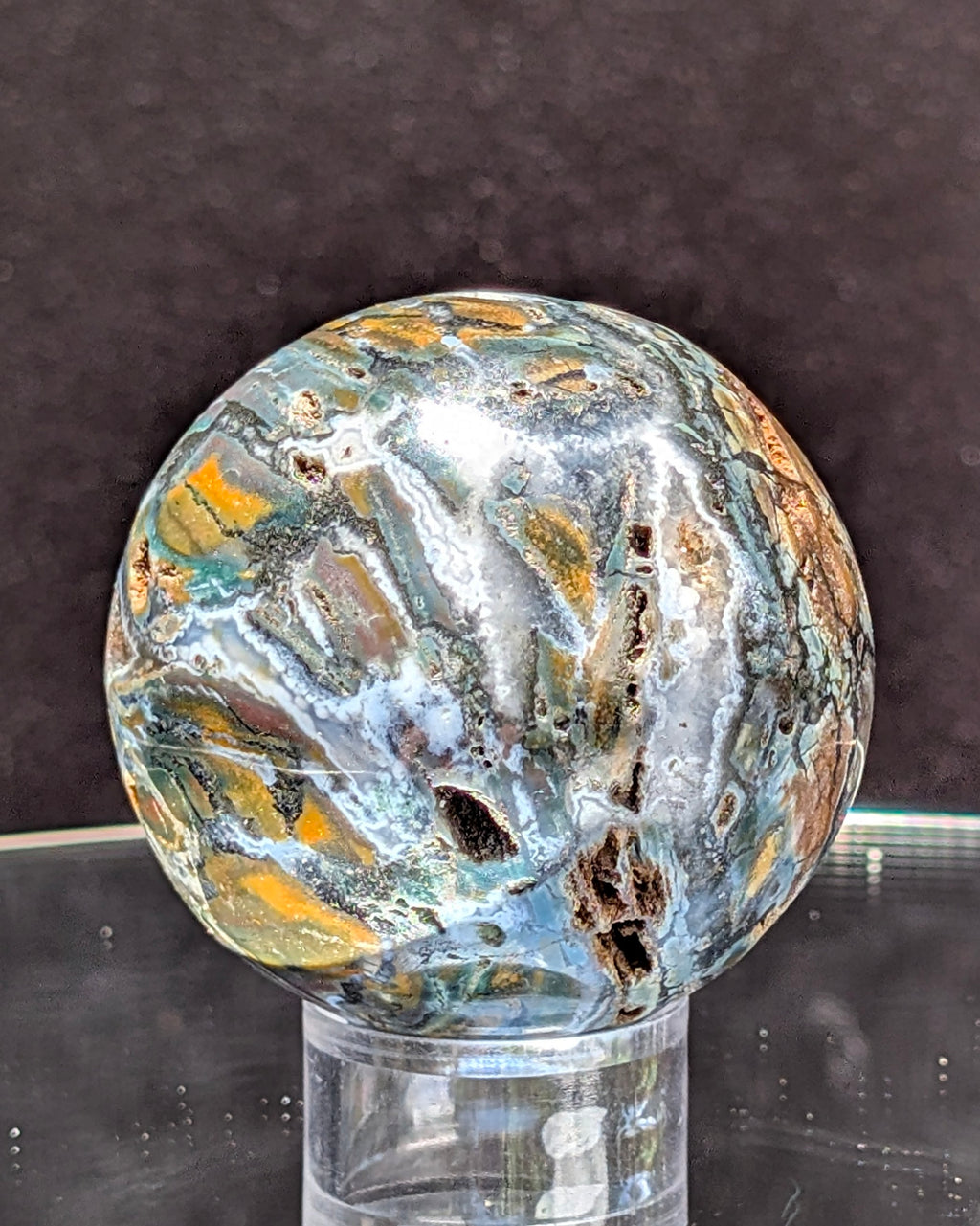 Ocean Jasper Sphere M