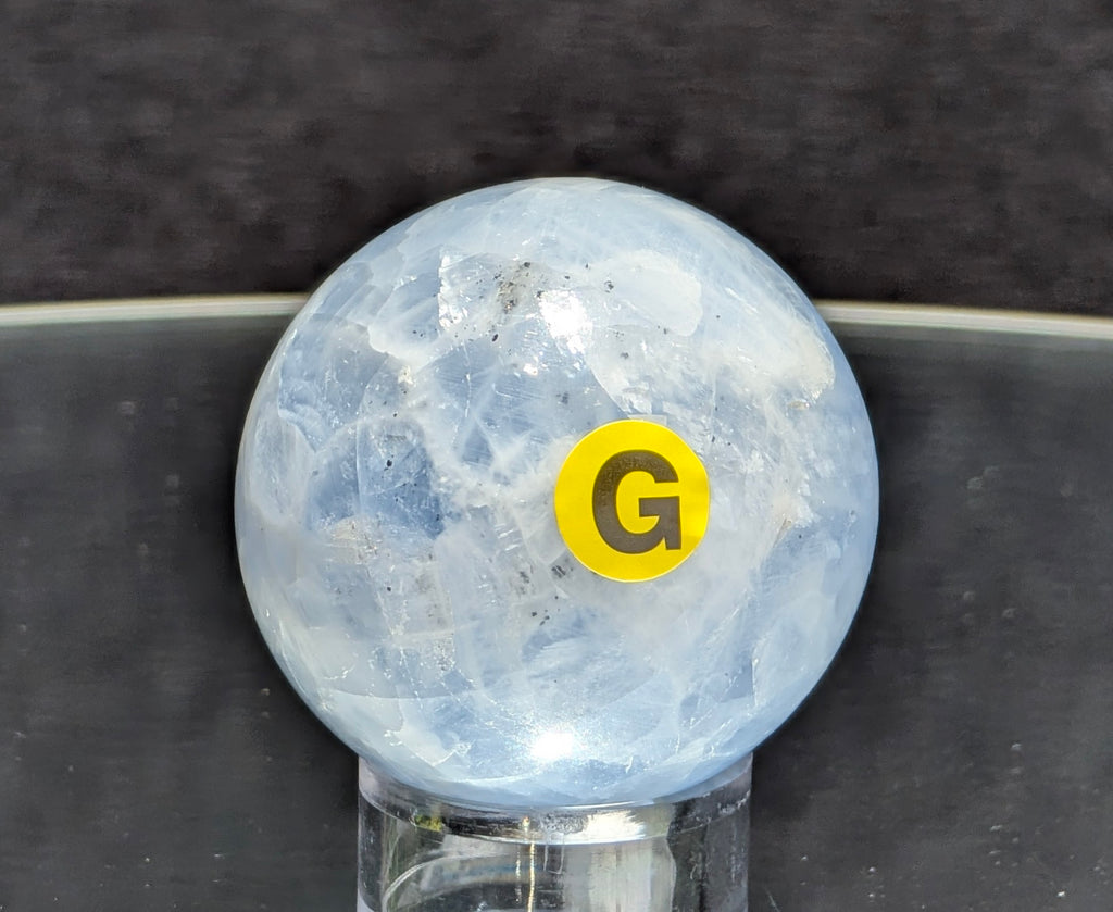 Blue Calcite Sphere G