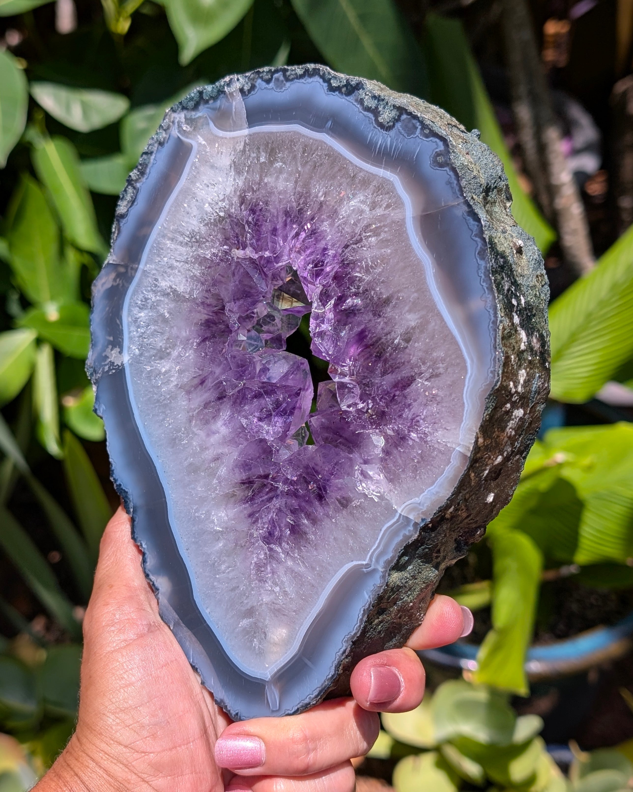Amethyst Portal on stand