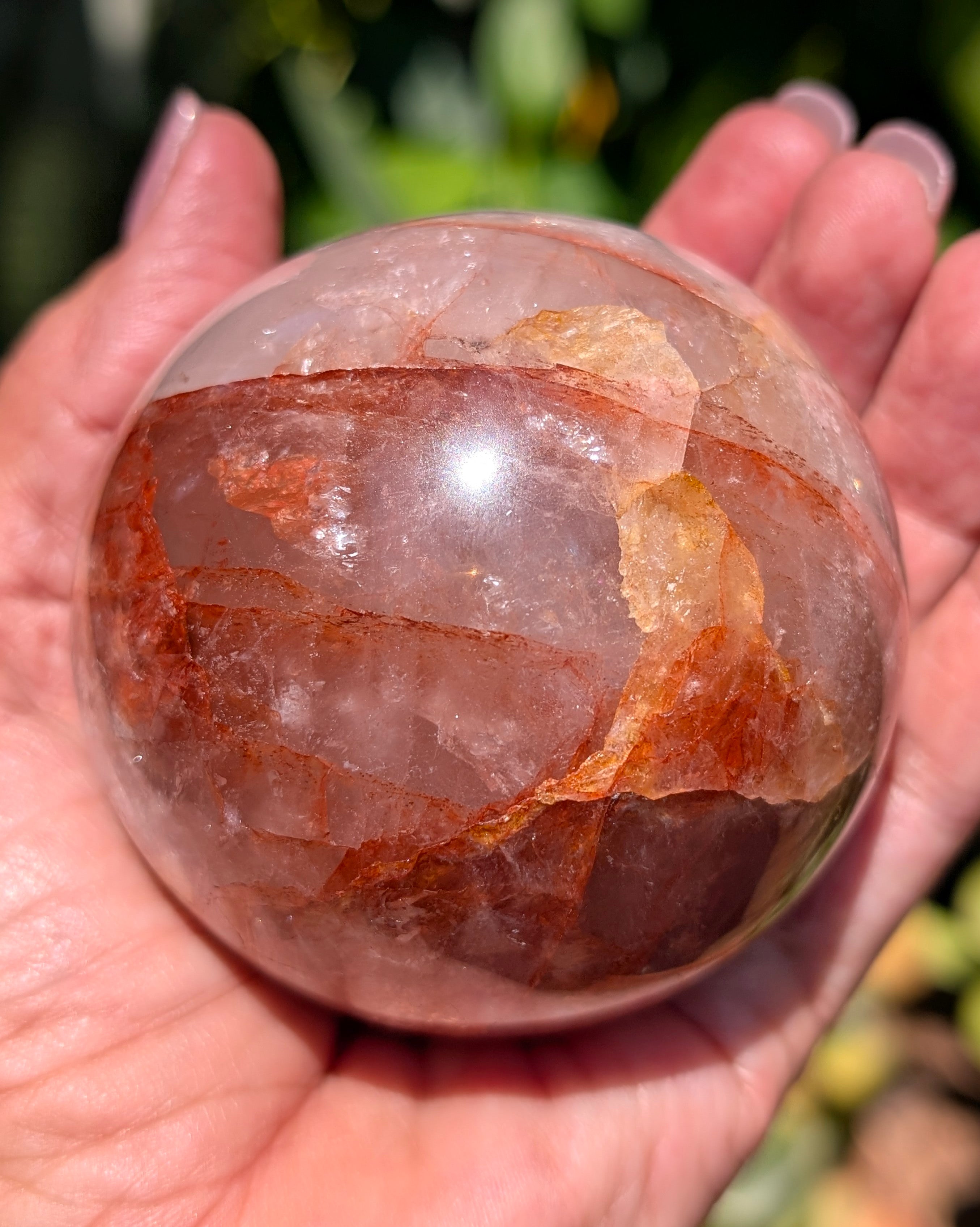 Fire Quartz Sphere A