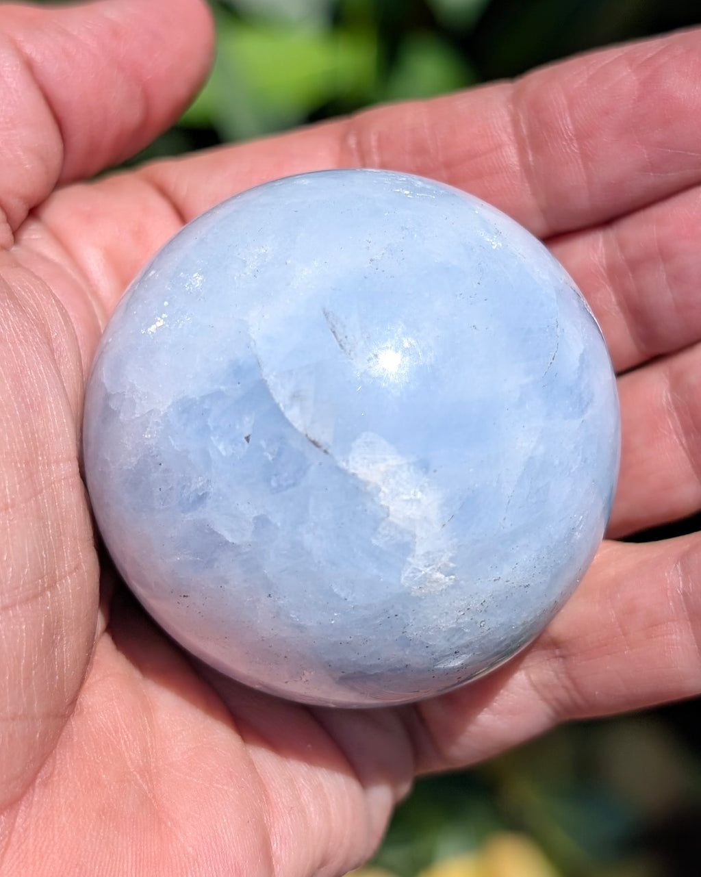 Blue Calcite Sphere B