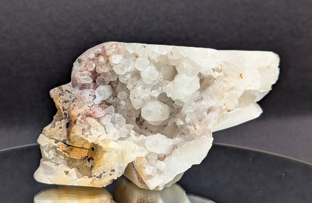 Quartz Skull with Feather Headdress A