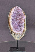 Amethyst Druzy Cluster on stand A