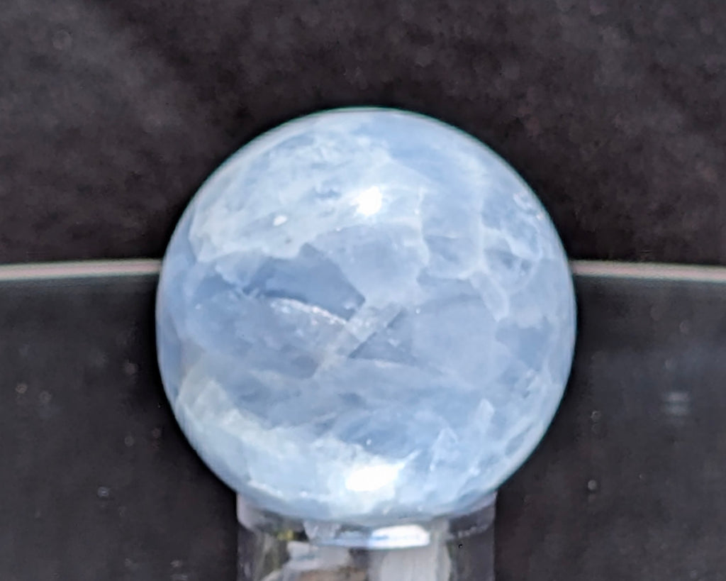 Blue Calcite Sphere G