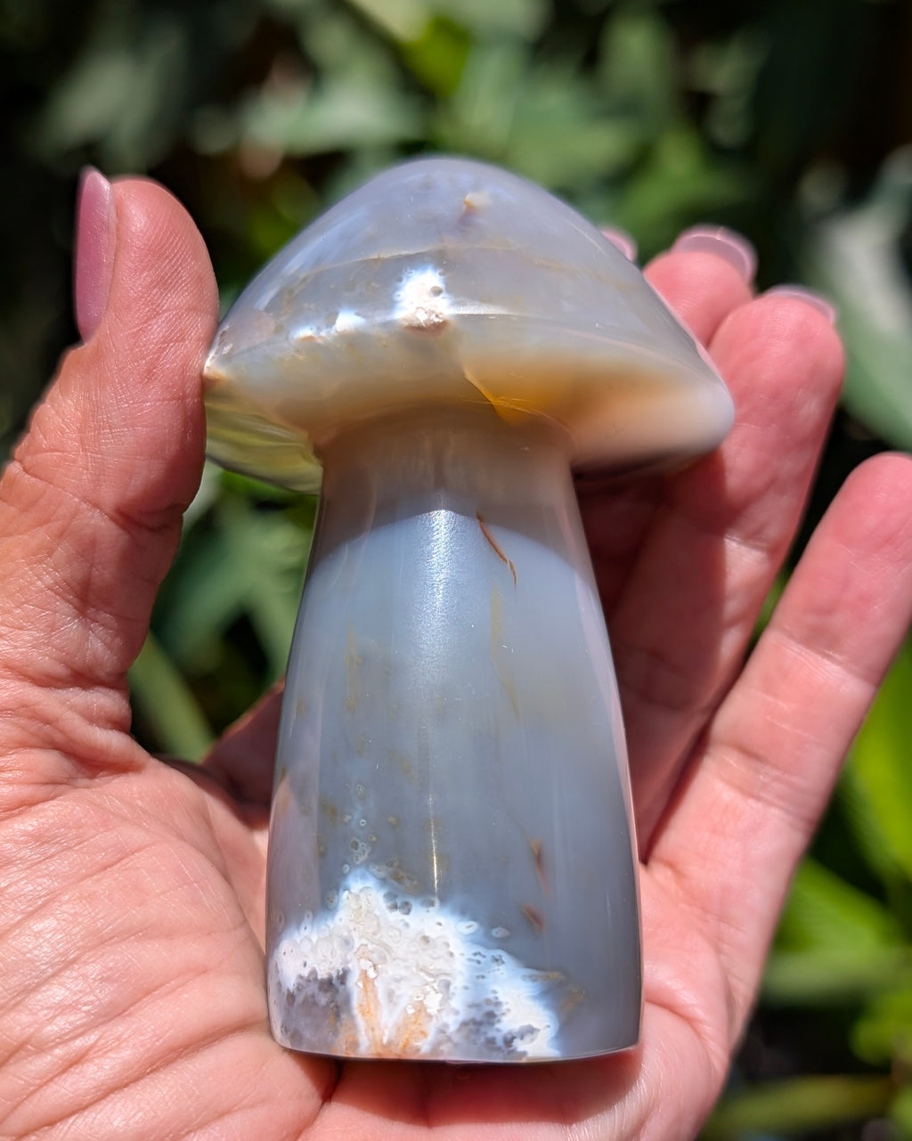 Orca Agate Mushroom J