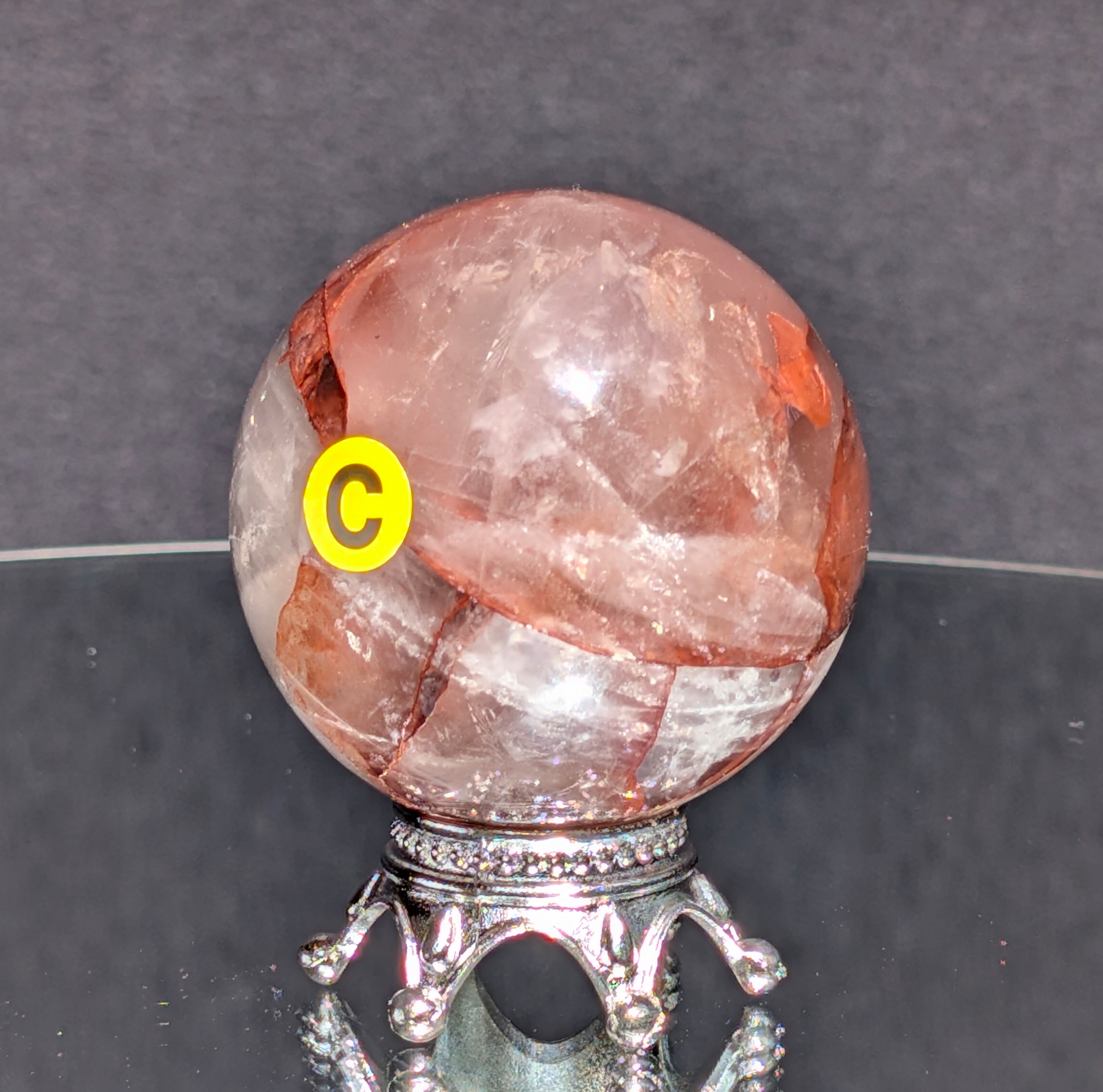 Fire Quartz Sphere C