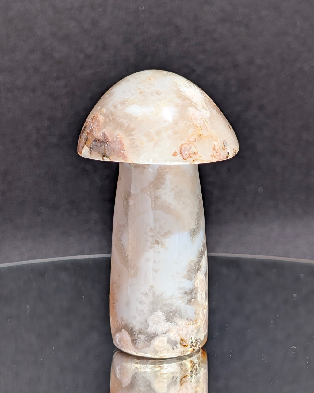Flower Agate Mushroom F
