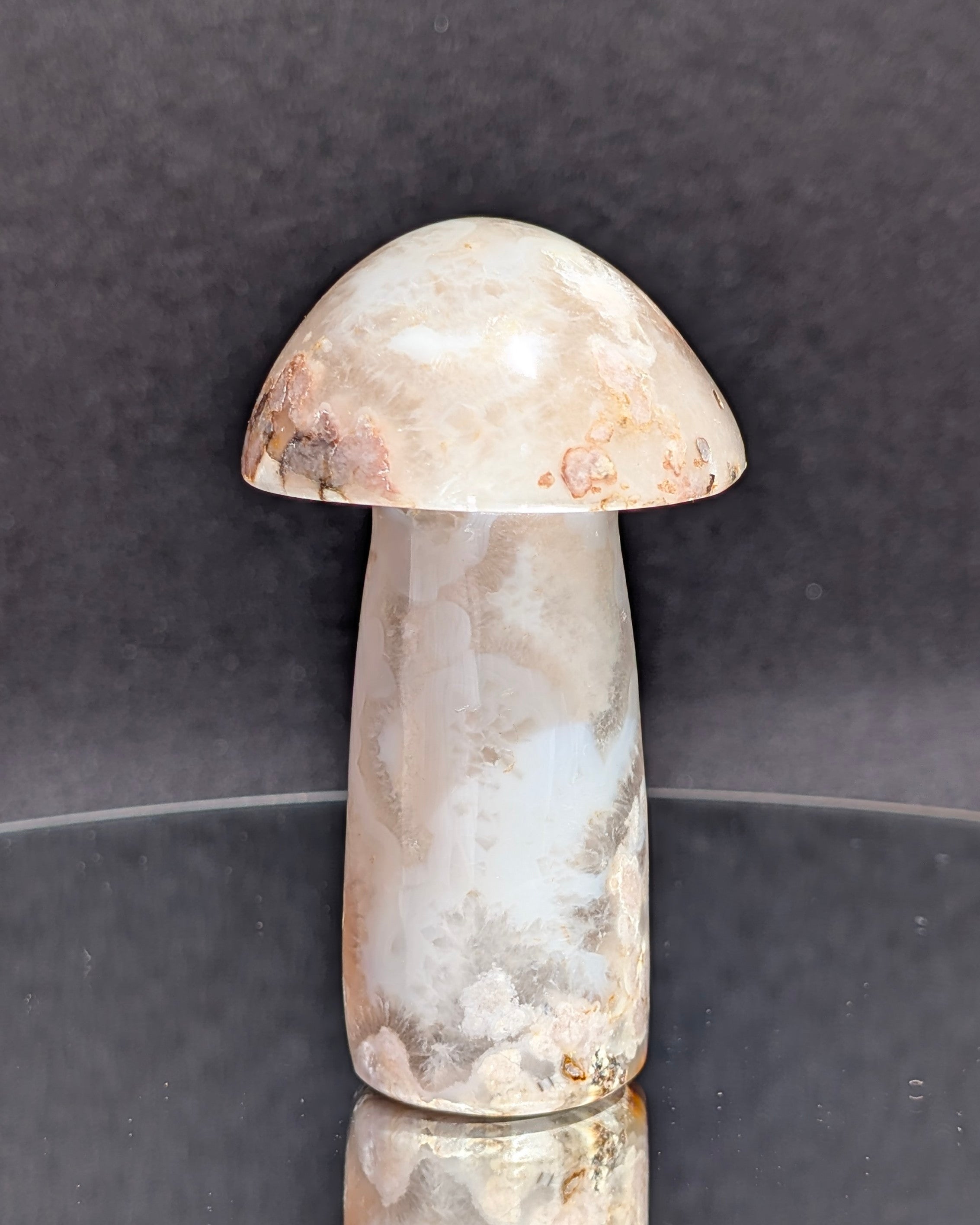 Flower Agate Mushroom F