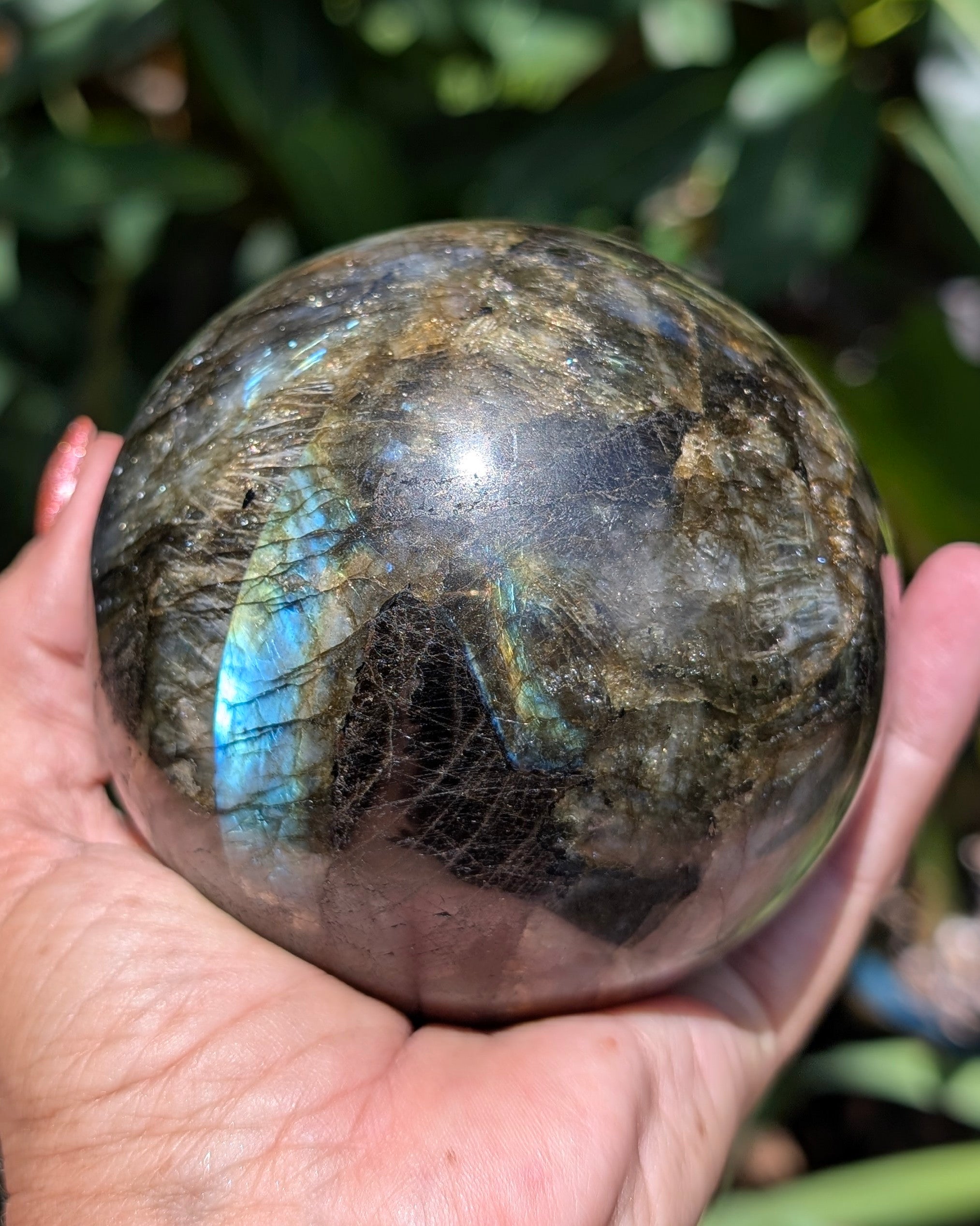 Flashy Labradorite Sphere - Opt. A