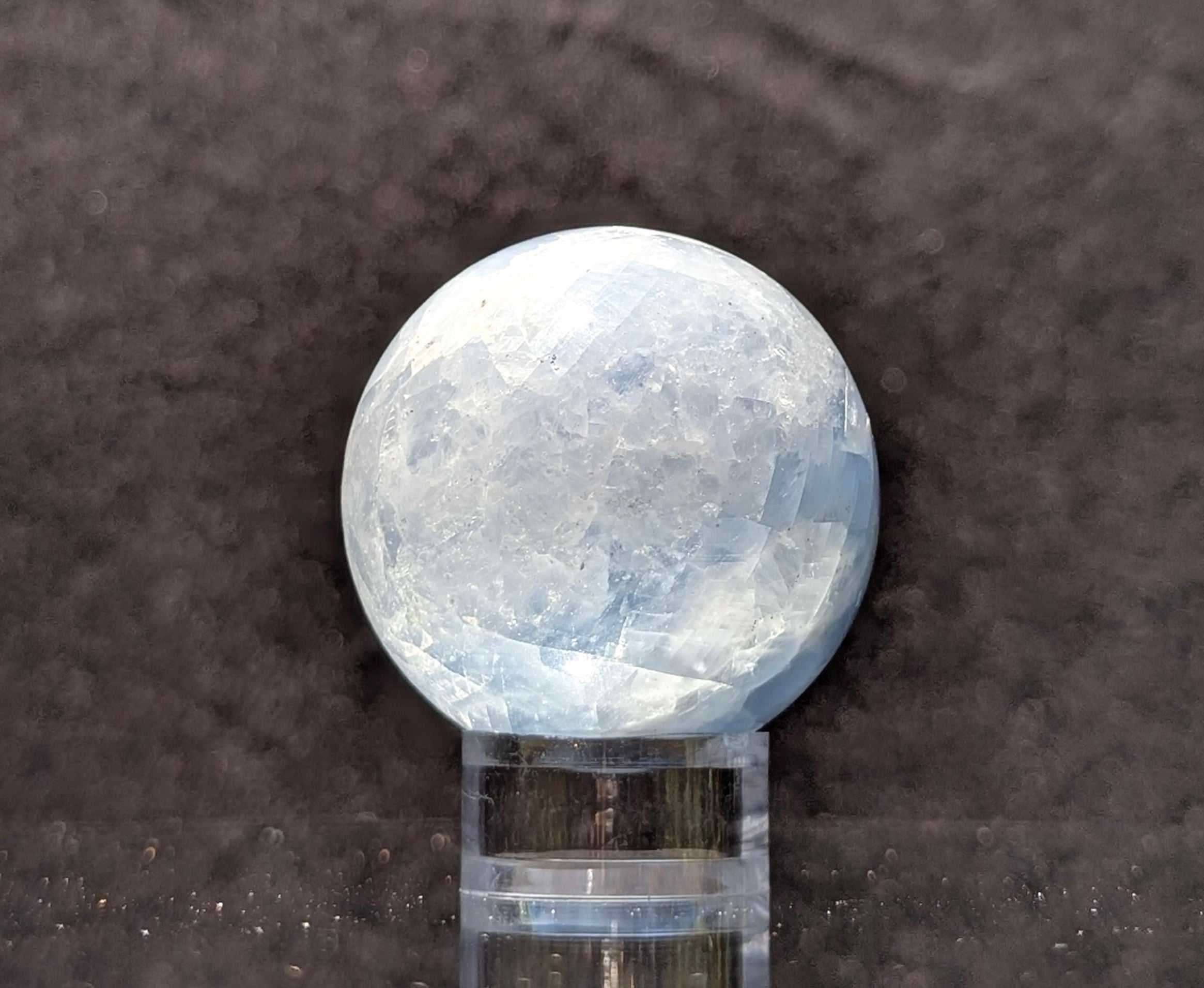 Blue Calcite Sphere D
