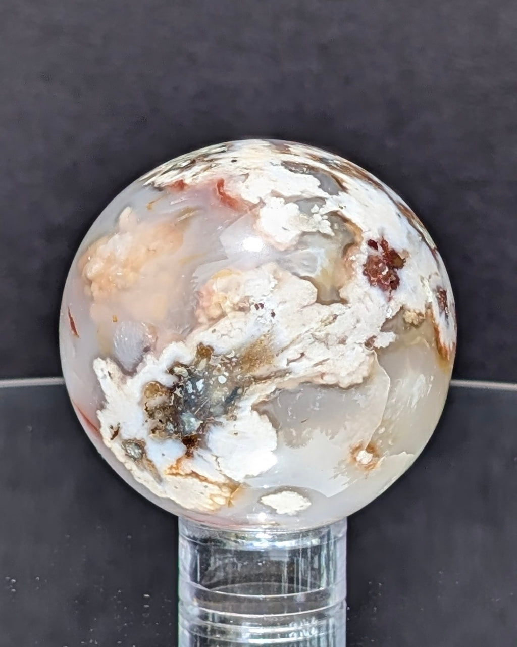 Flower Agate Sphere K