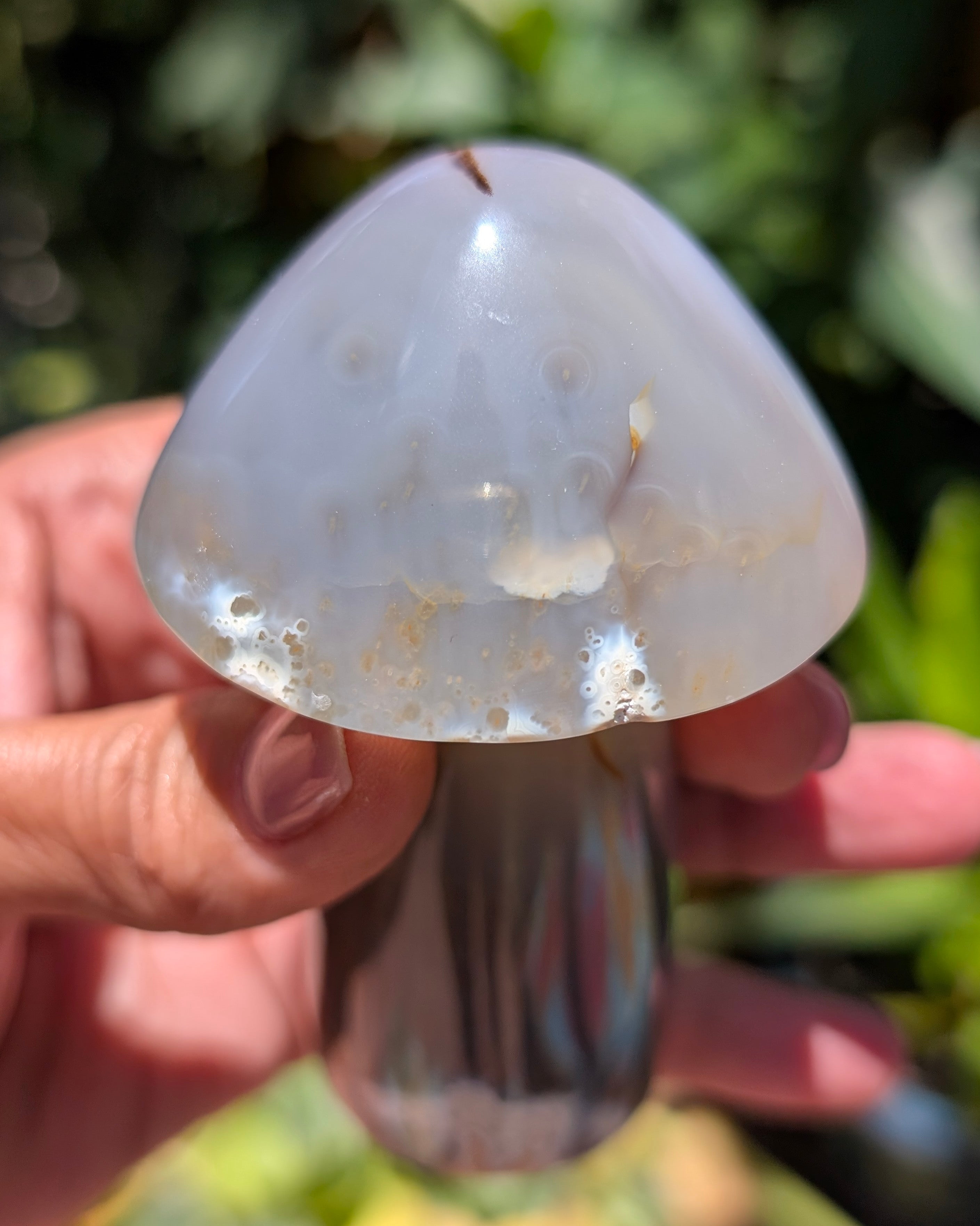 Orca Agate Mushroom J