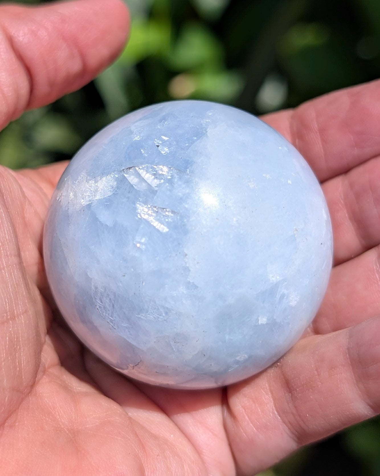 Blue Calcite Sphere B