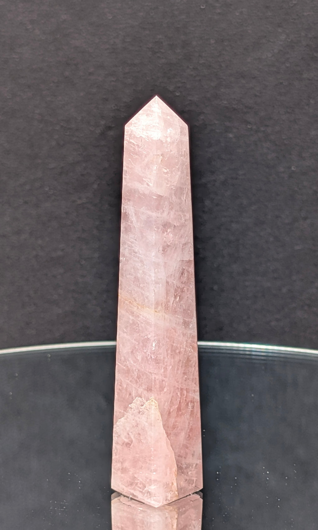 Rose Quartz Obelisk