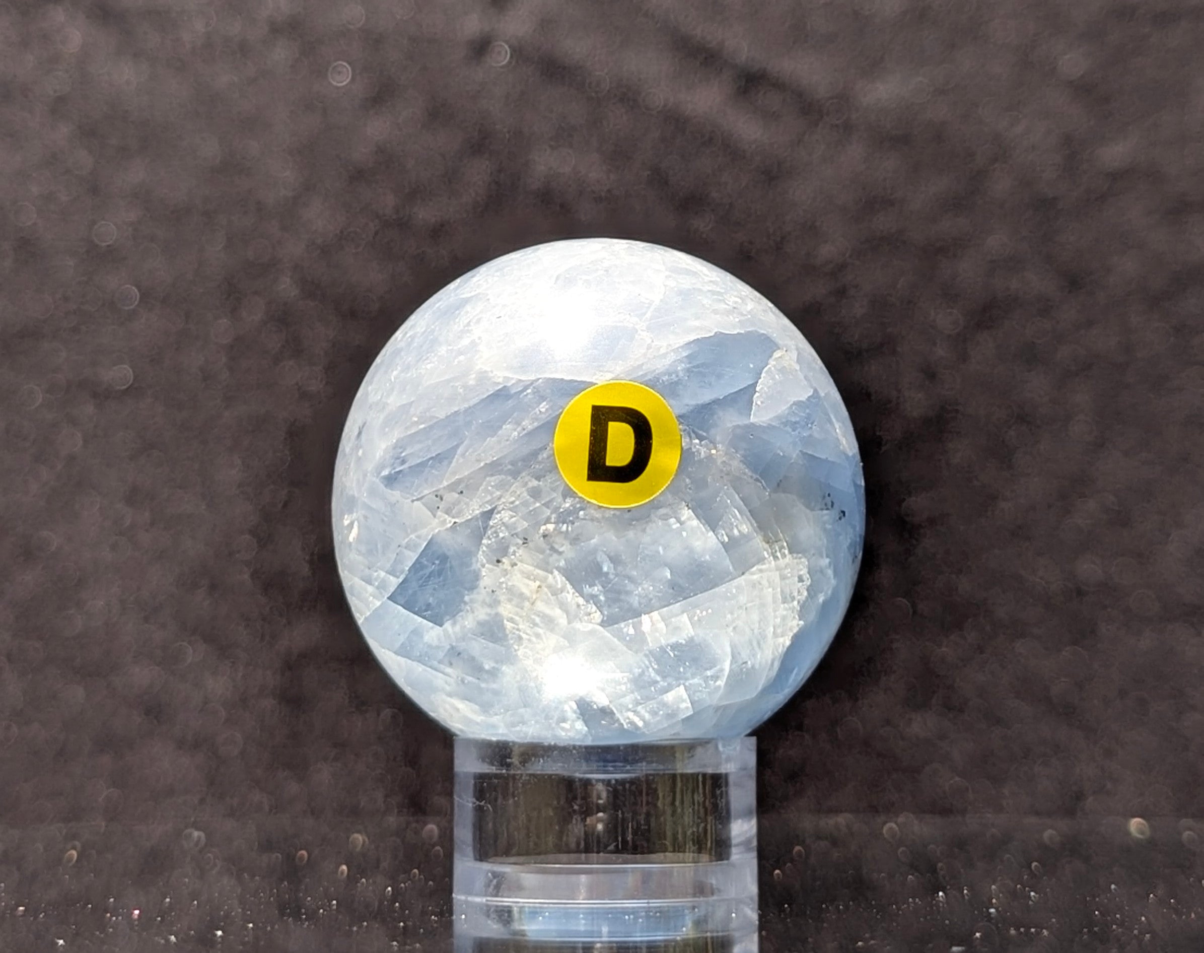Blue Calcite Sphere D