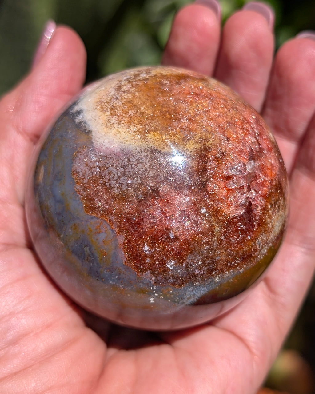 Ocean Jasper Sphere K
