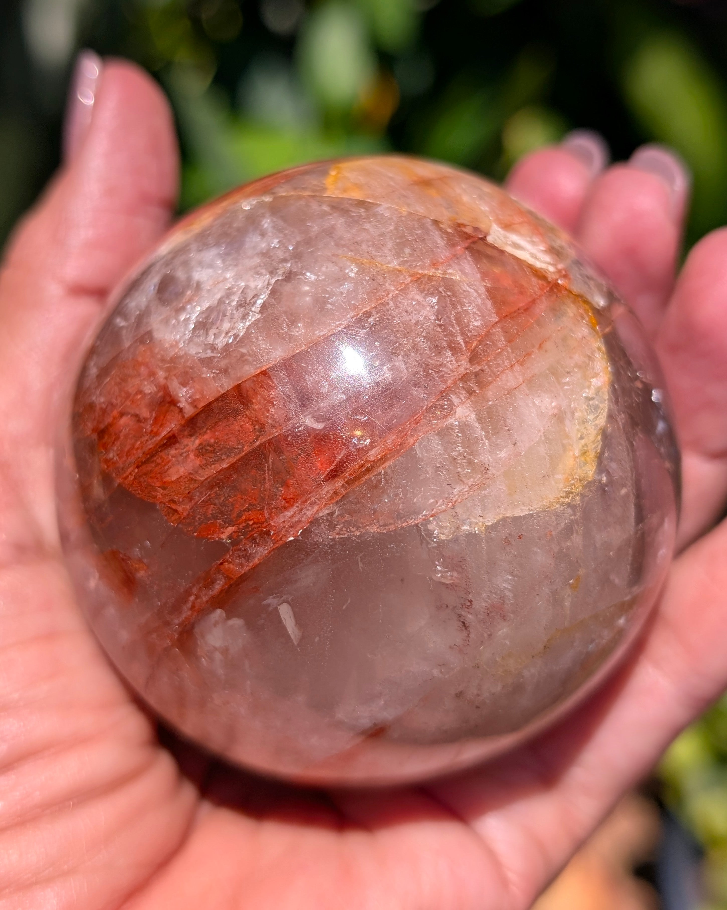 Fire Quartz Sphere A