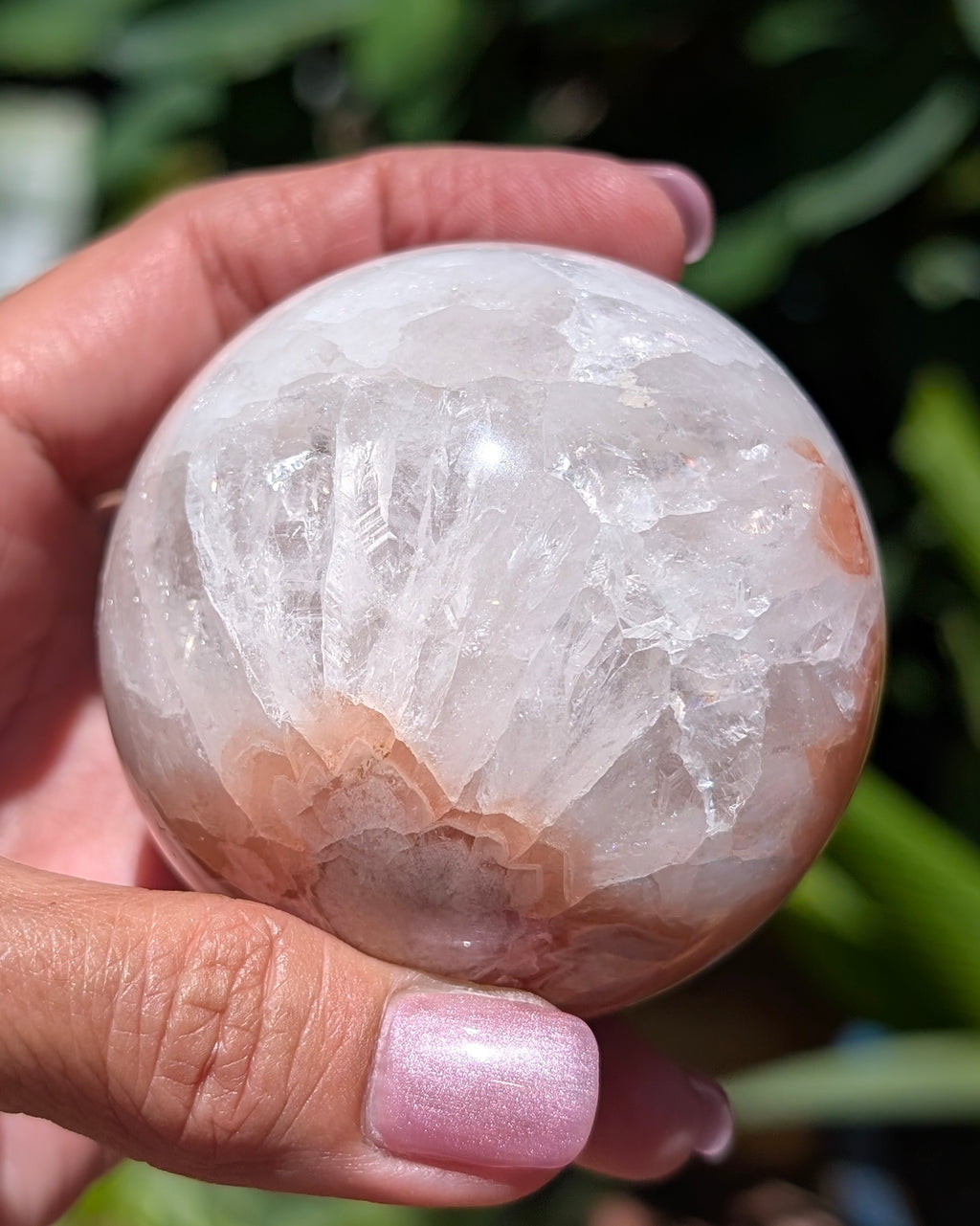 Flower Agate Sphere S