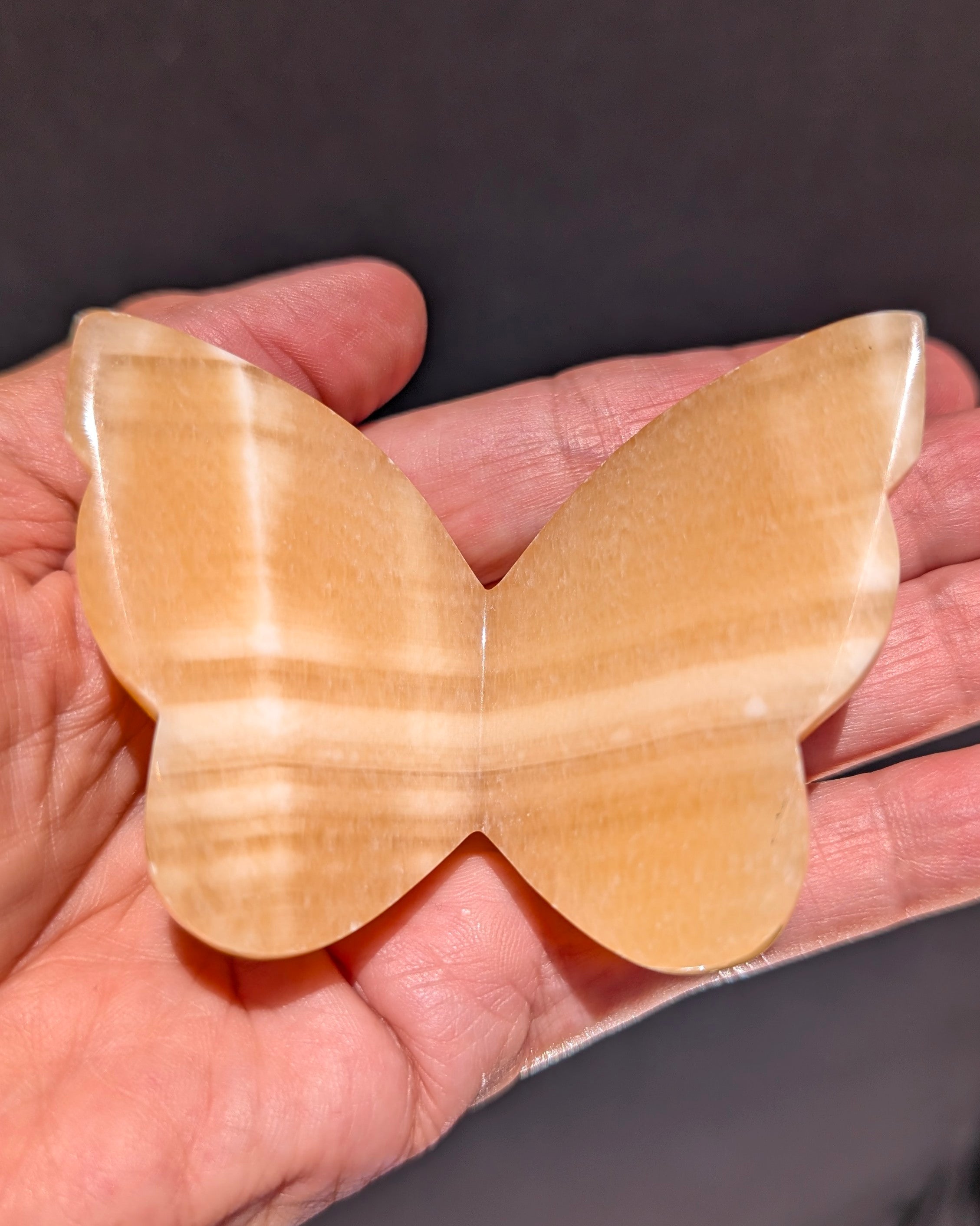 Orange Calcite Butterfly U