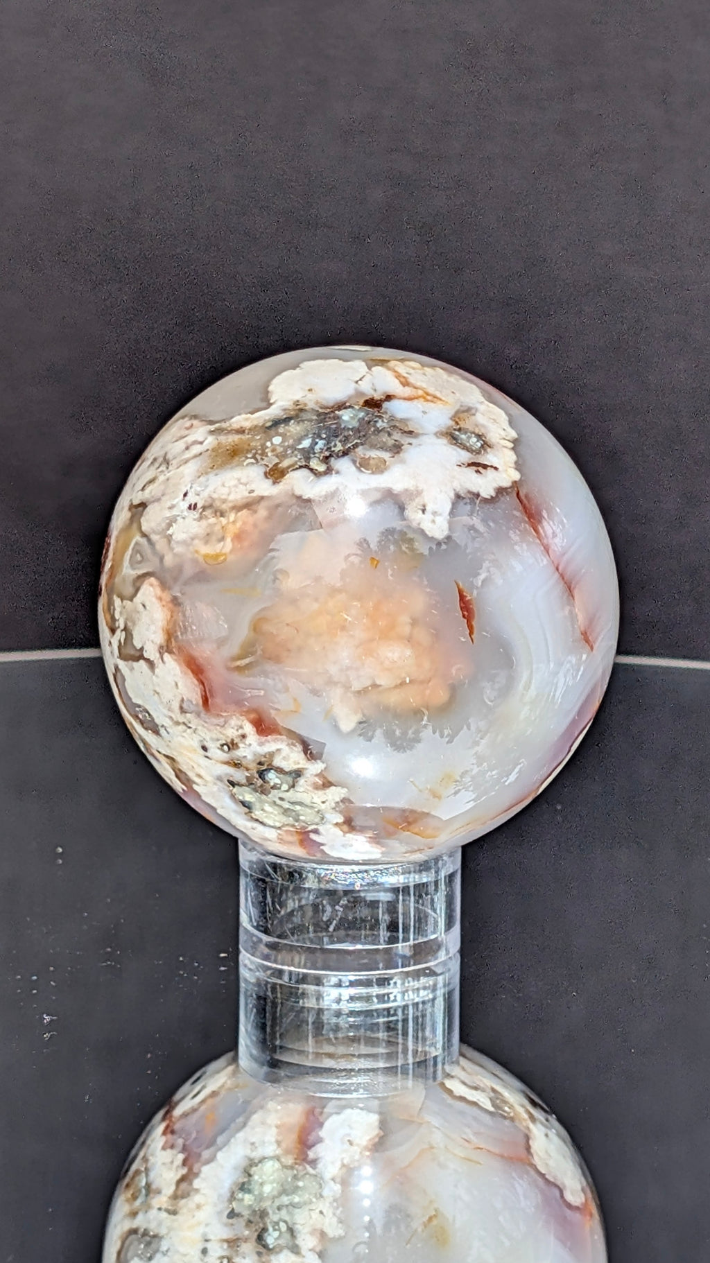 Flower Agate Sphere K
