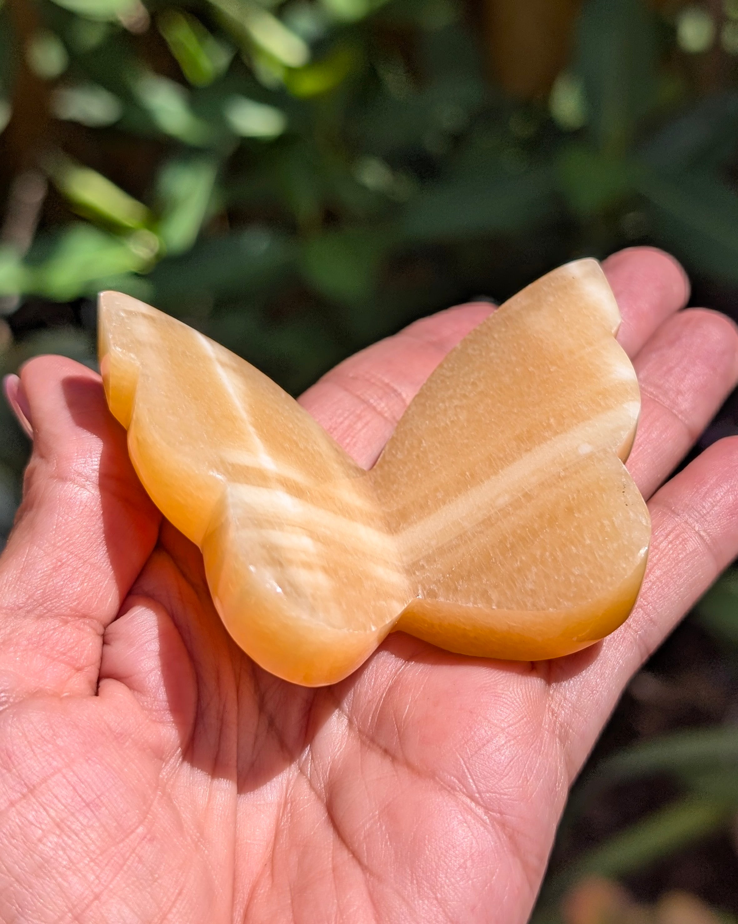 Orange Calcite Butterfly U