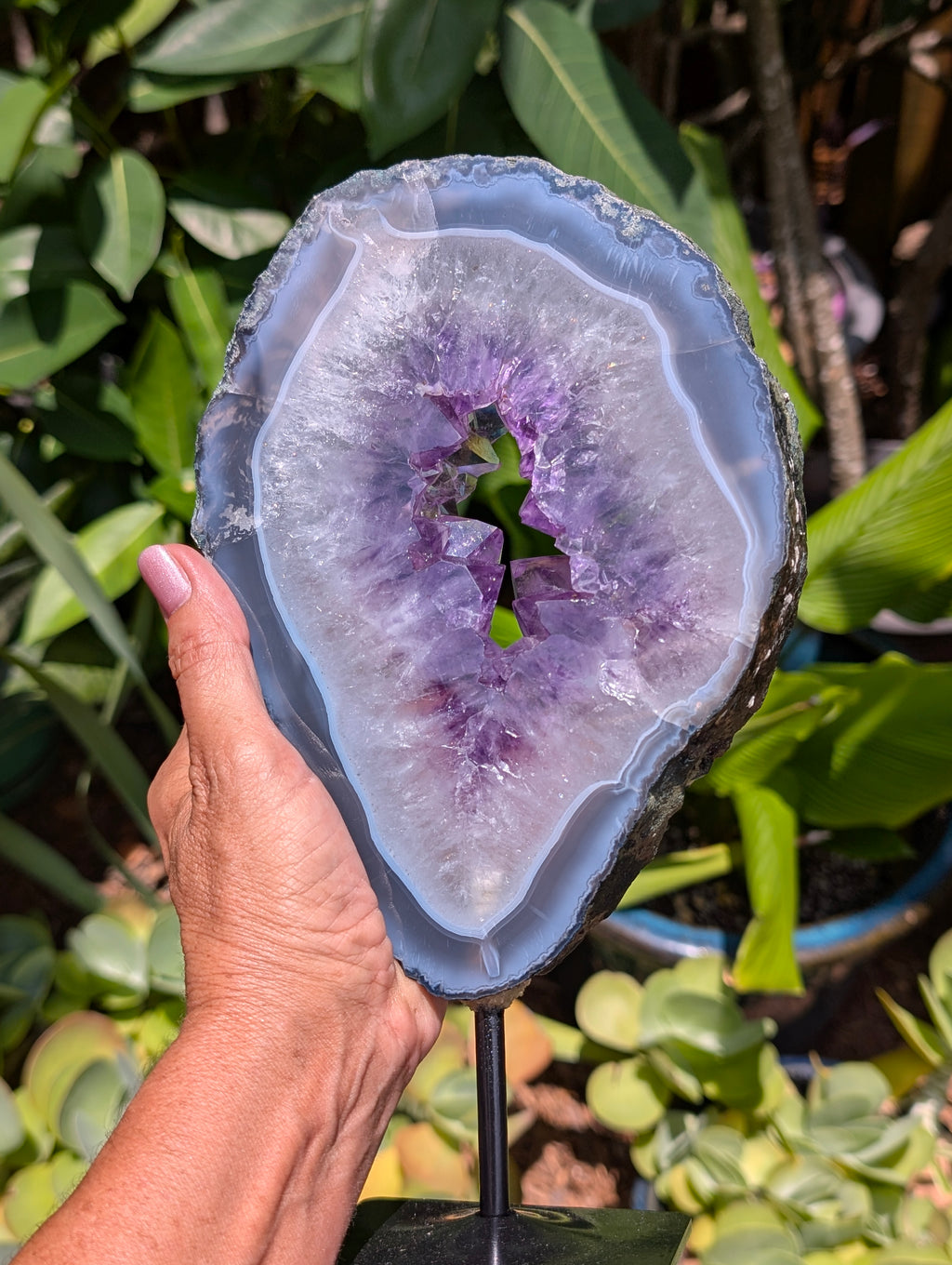 Amethyst Portal on stand