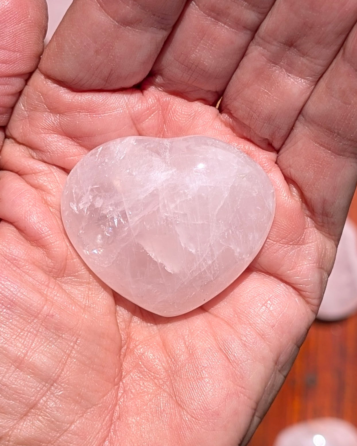 Rose Quartz Heart - Opt. G