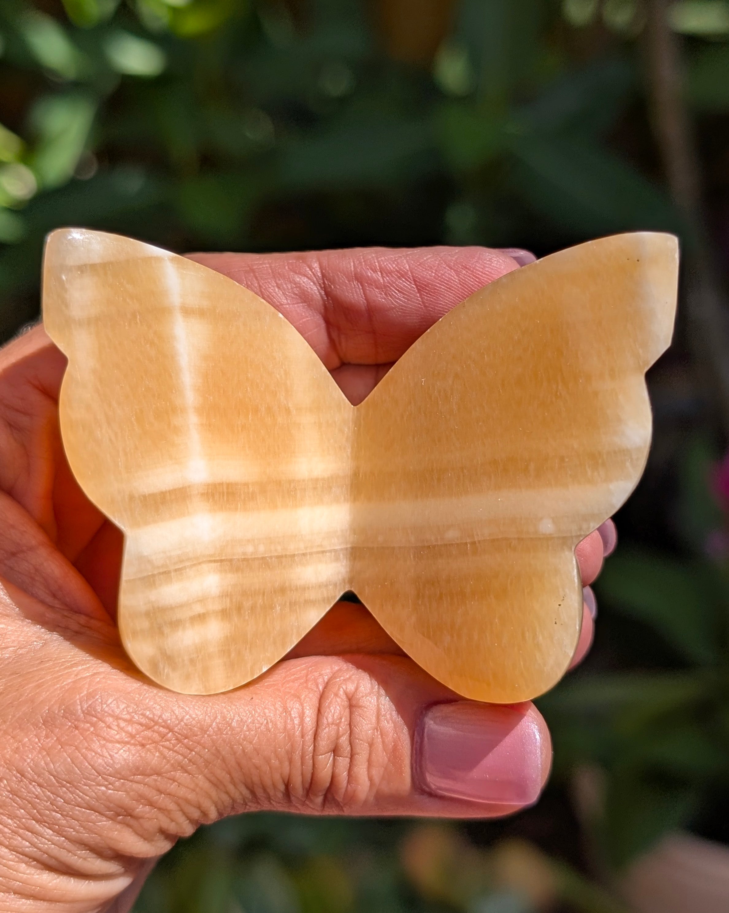 Orange Calcite Butterfly U