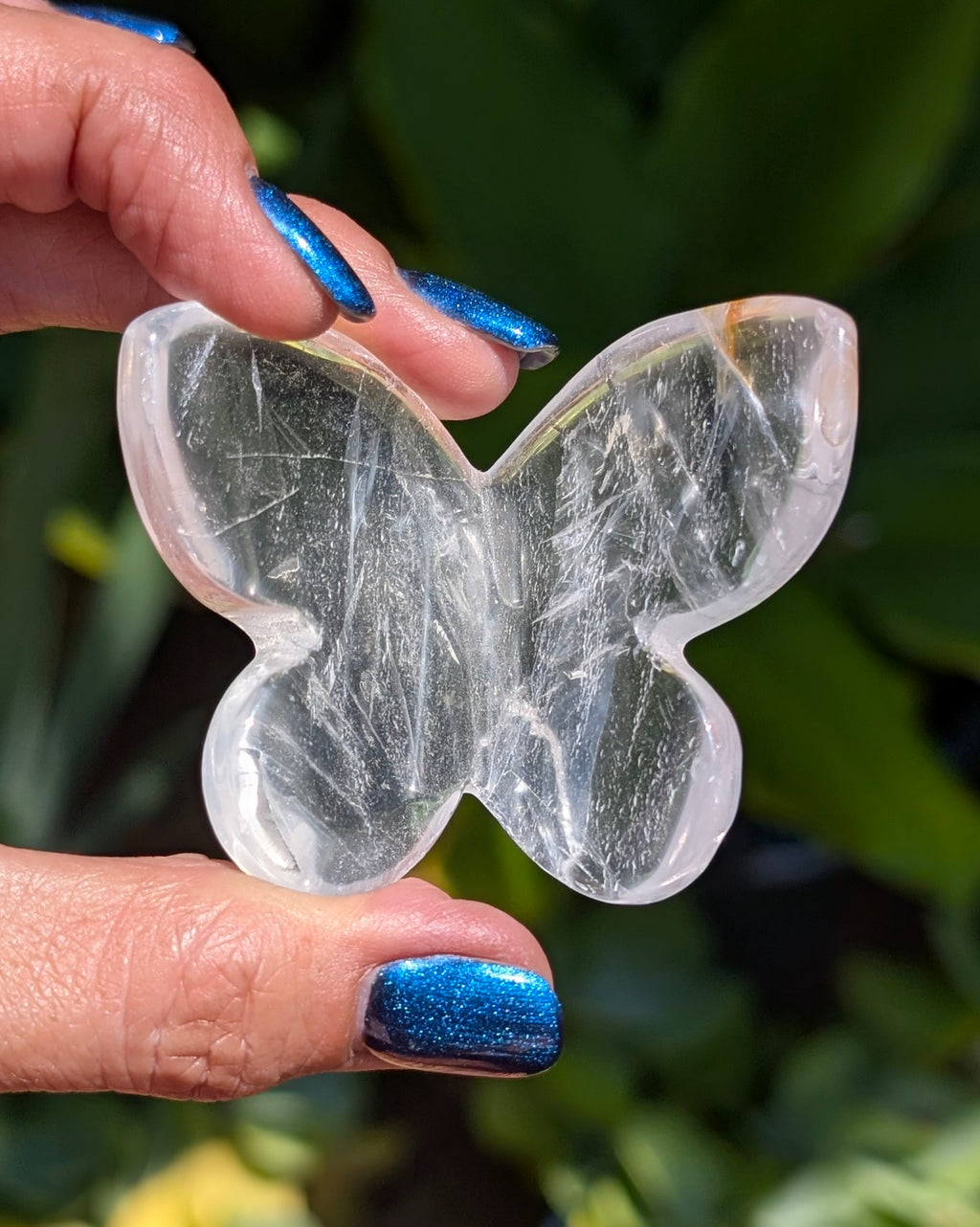 Clear Fluorite 3D Butterfly - Opt. W