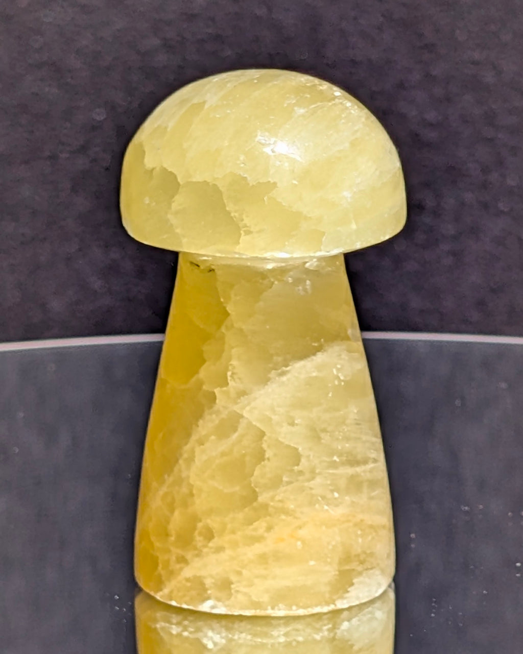Yellow Calcite Mushroom C