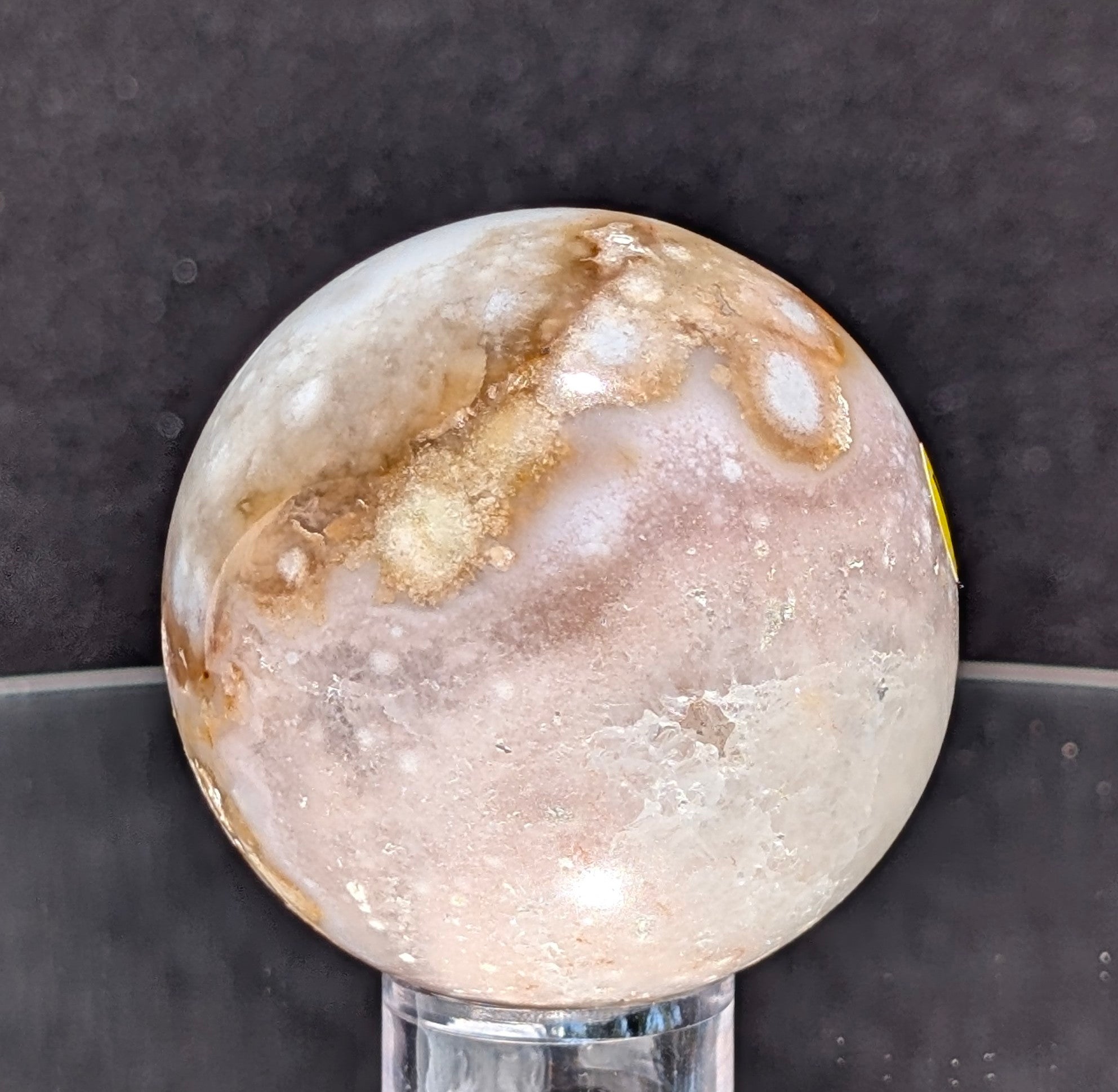 Flower Agate Sphere L