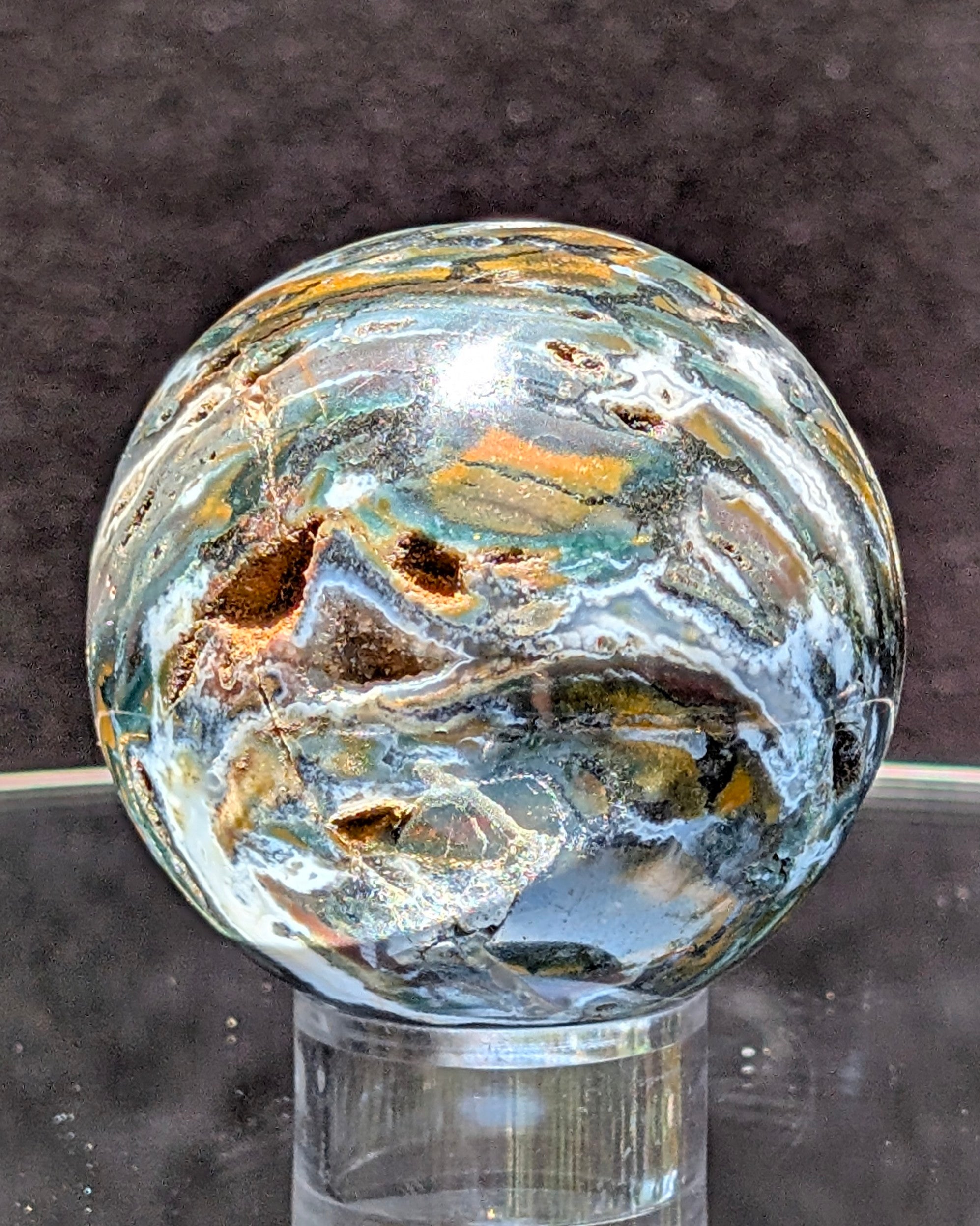 Ocean Jasper Sphere M