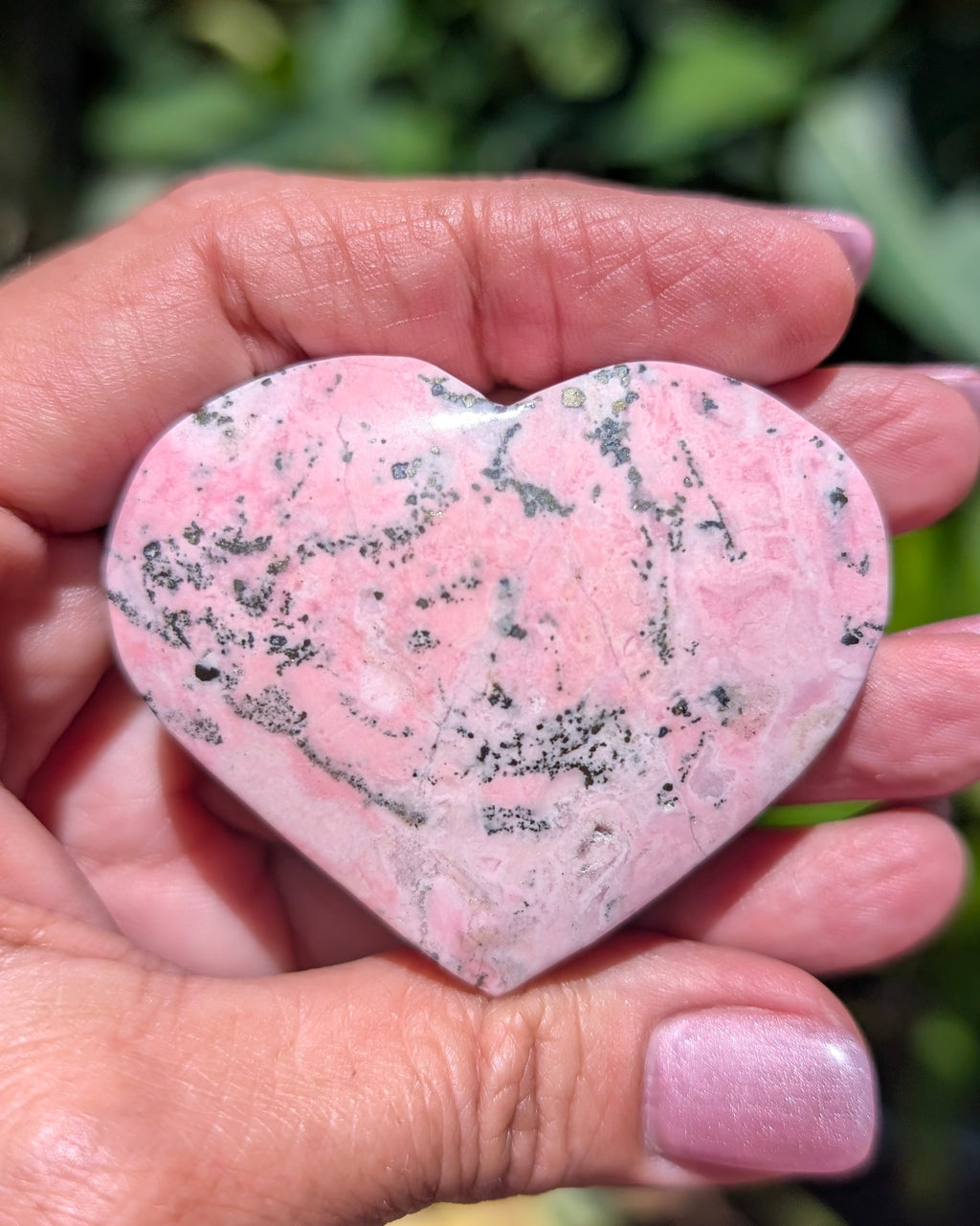 Rhodonite Heart F