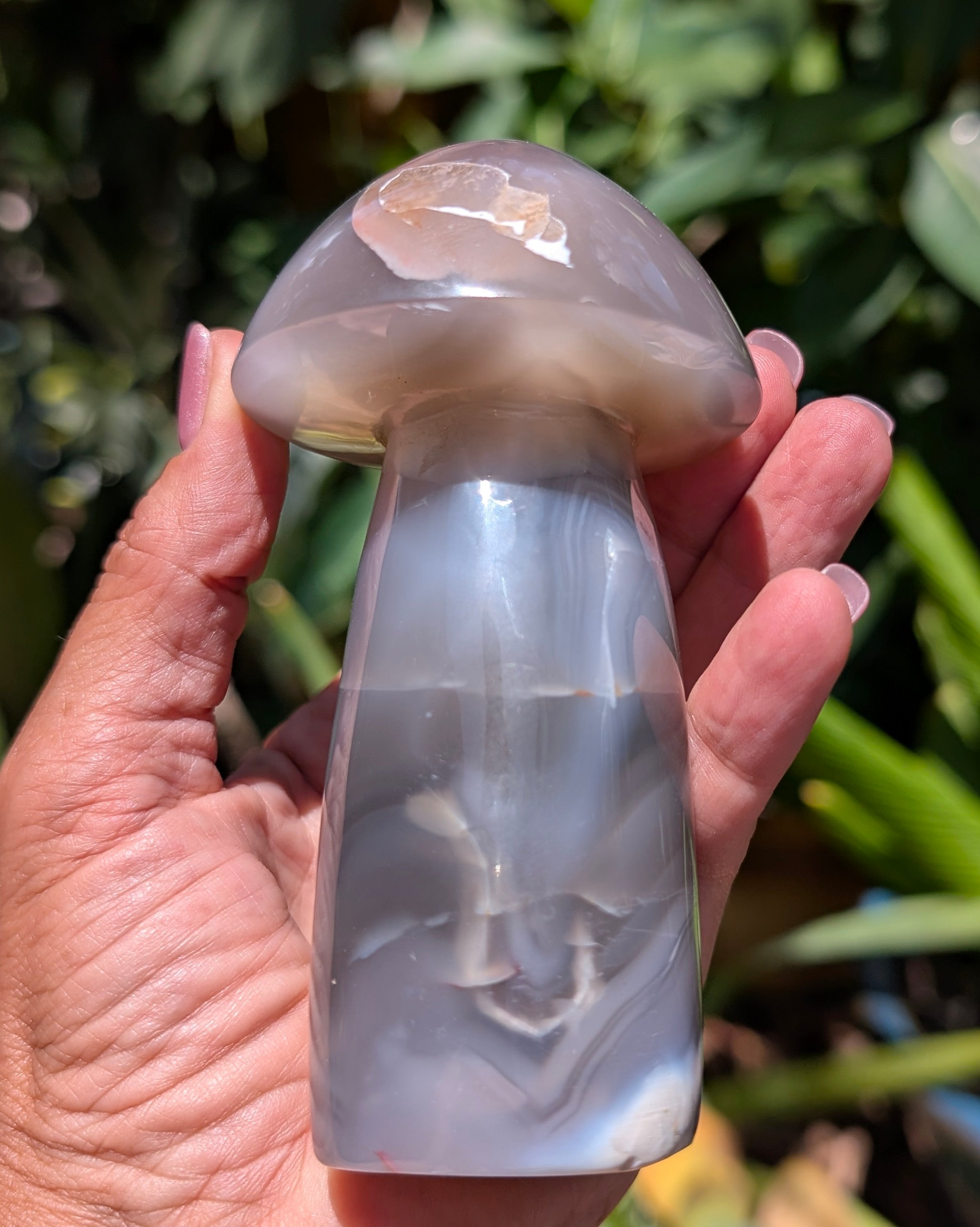 Orca Agate Mushroom H