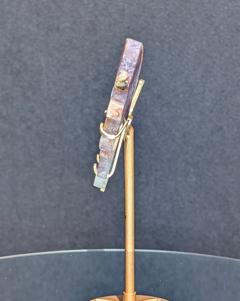 Flower Agate Butterfly on stand C