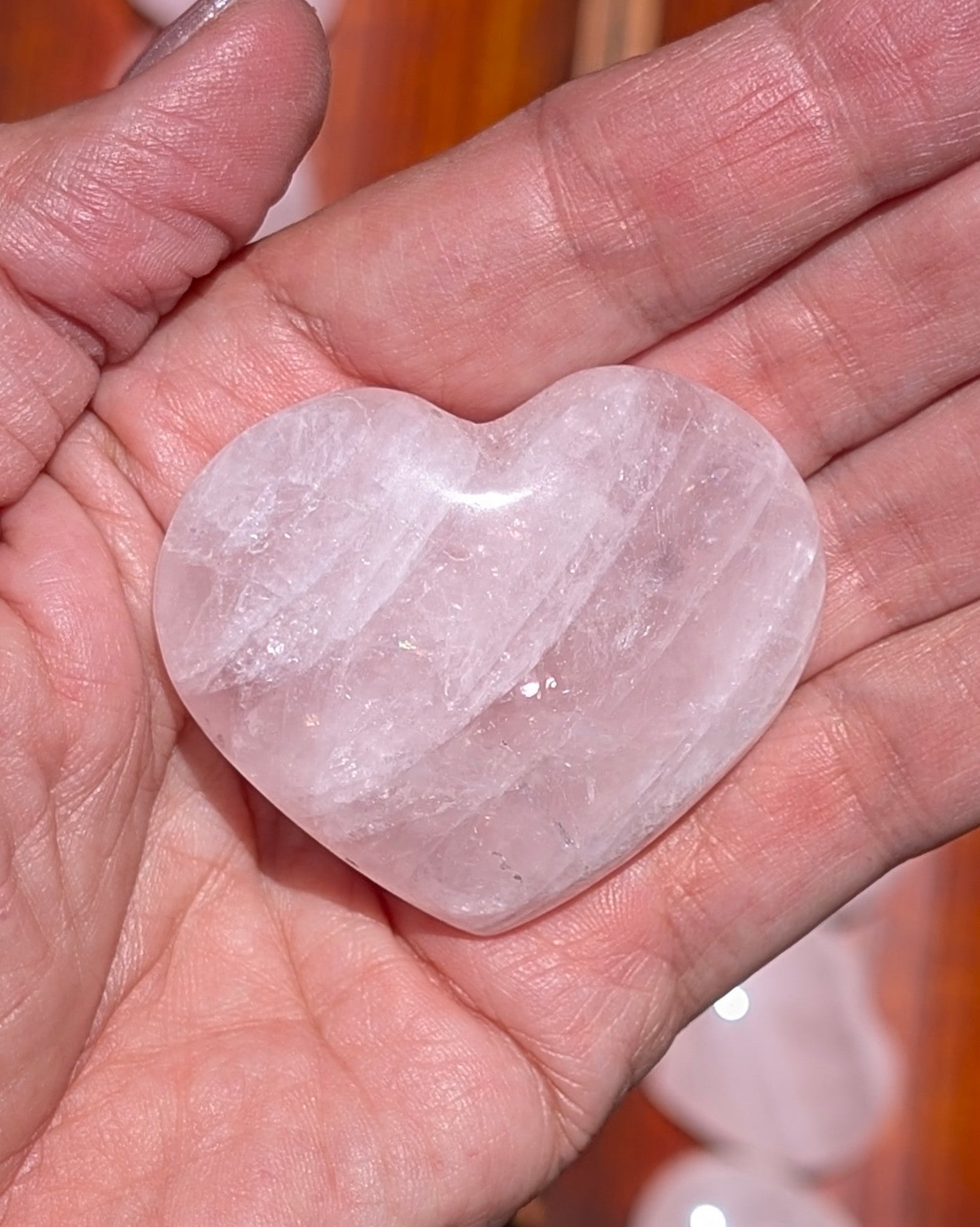 Rose Quartz Heart - Opt. B