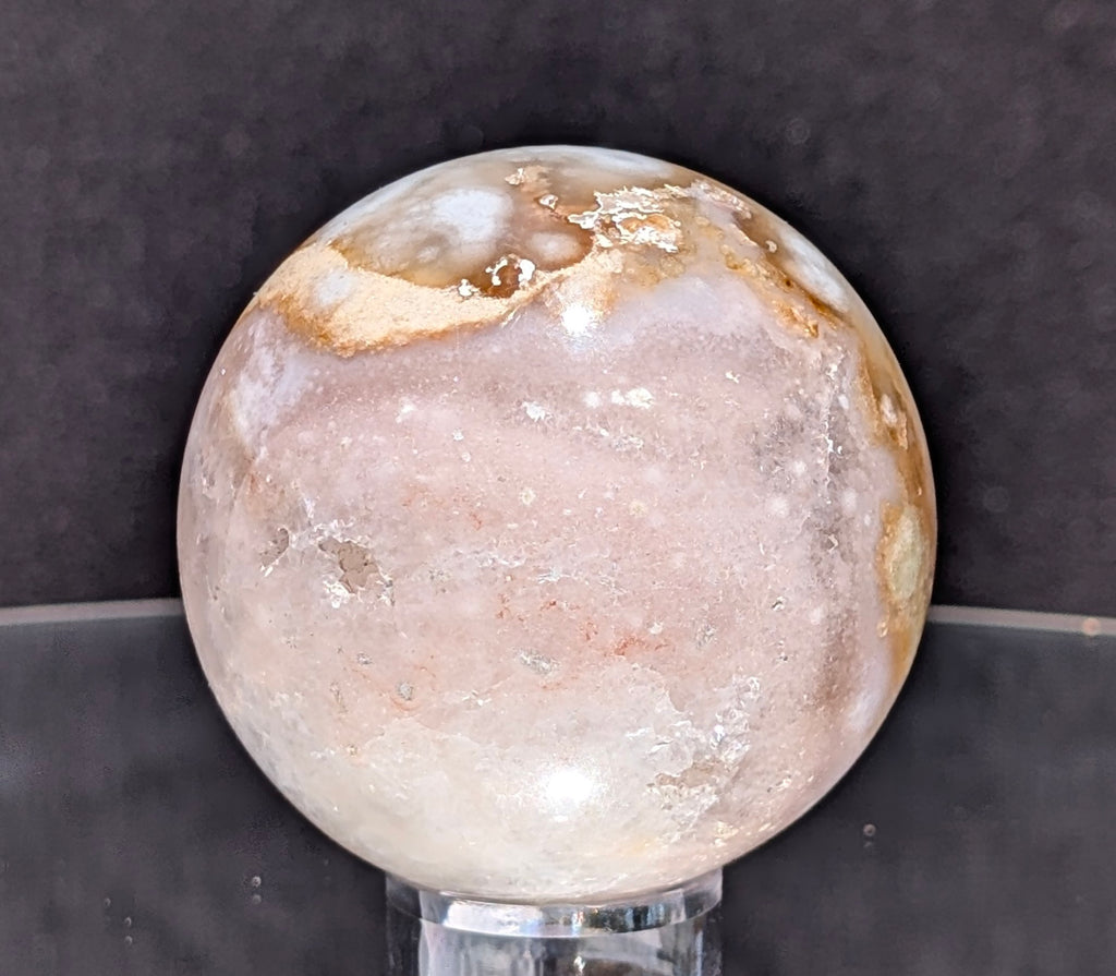 Flower Agate Sphere L