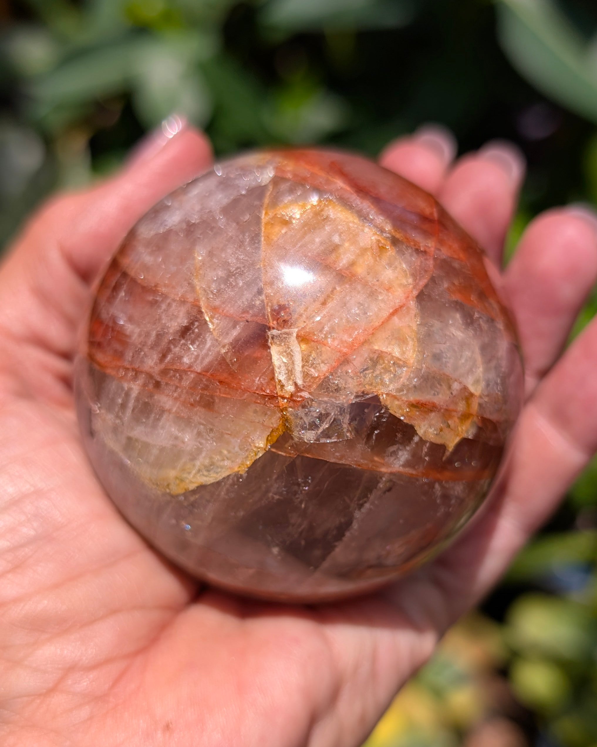 Fire Quartz Sphere A