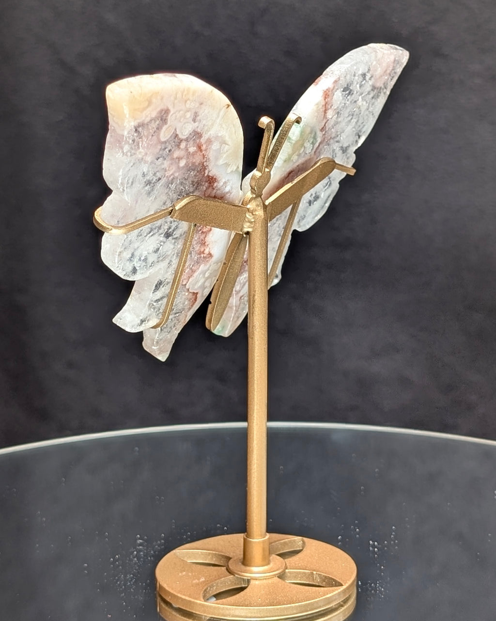 Flower Agate Butterfly A