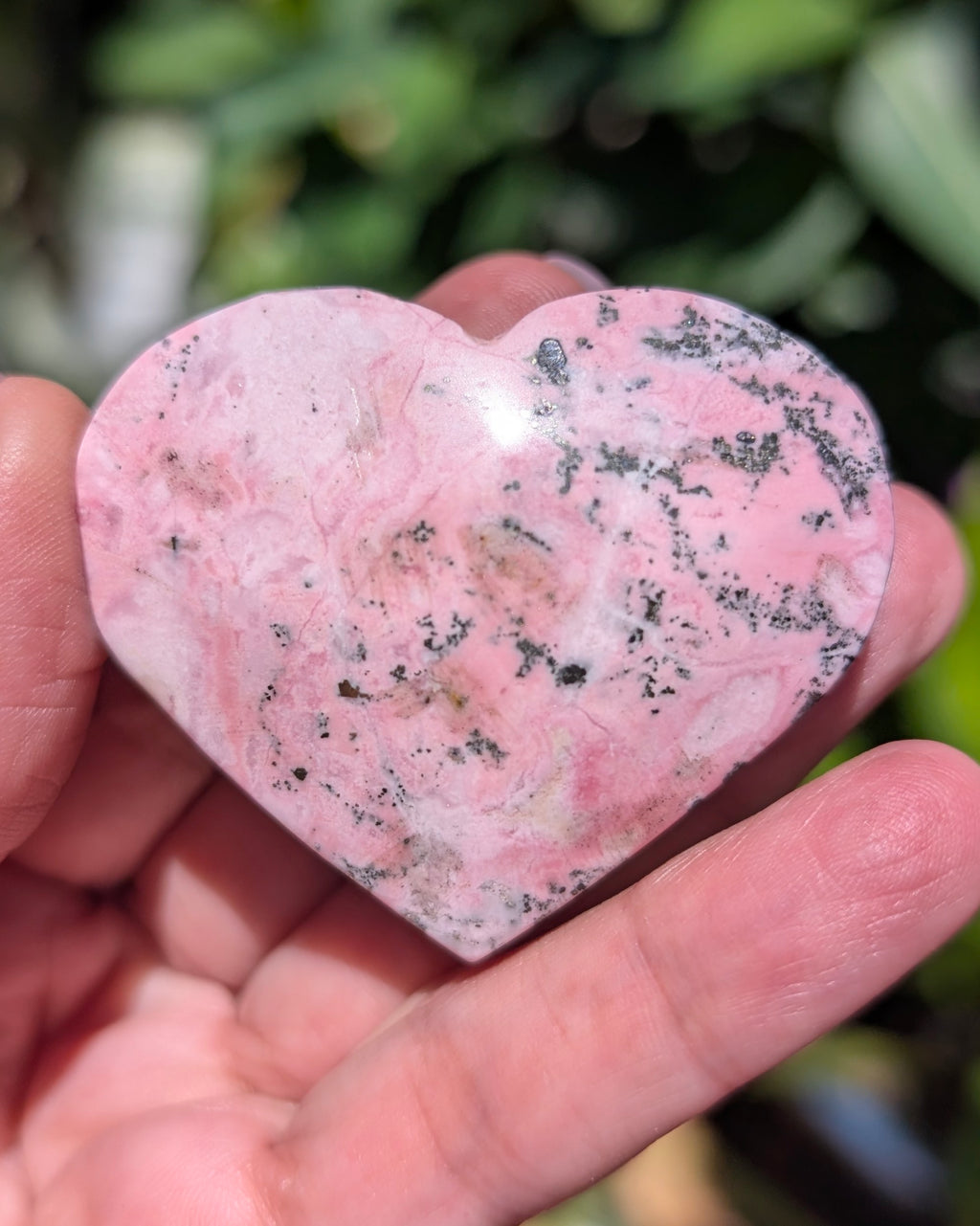 Rhodonite Heart F