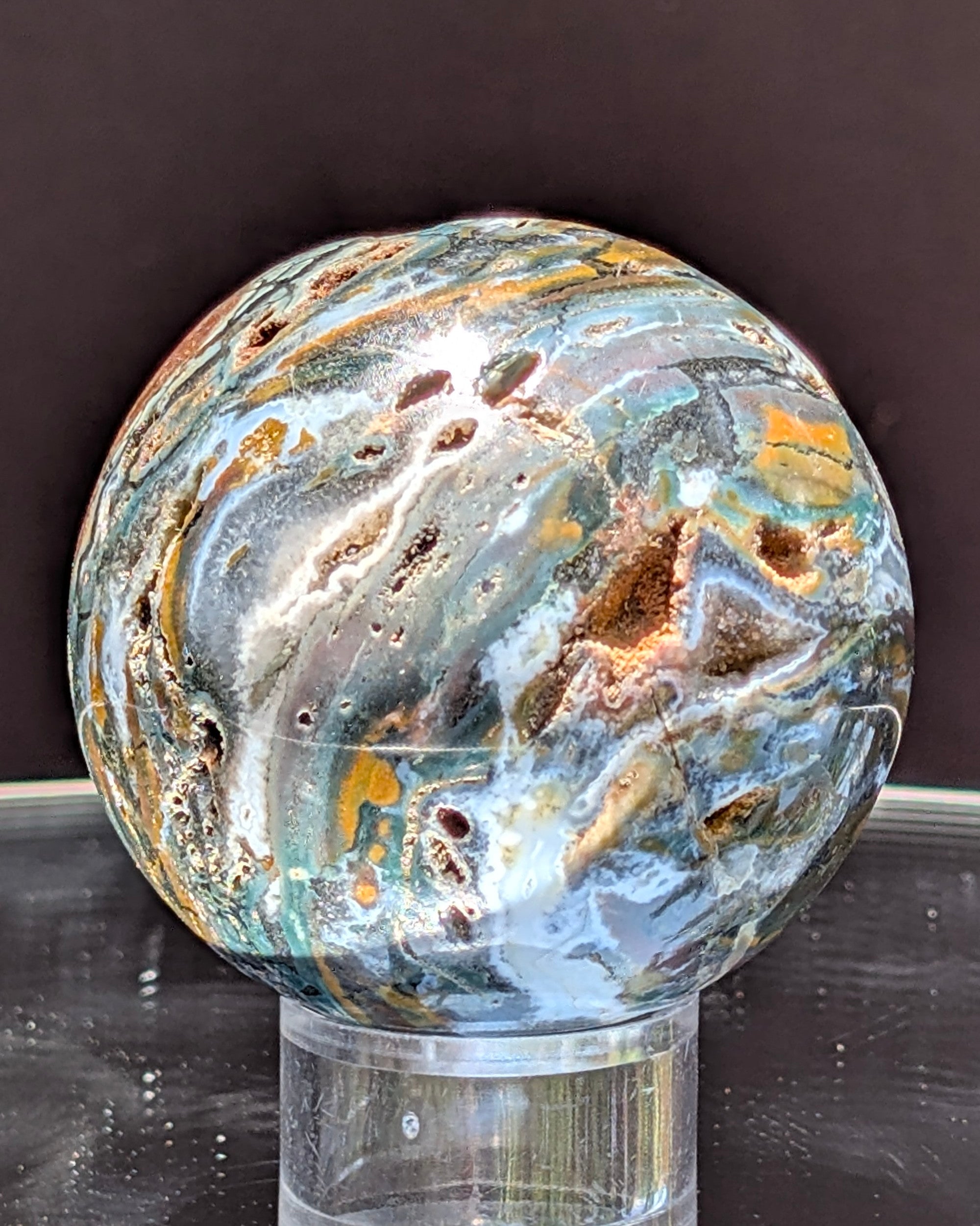 Ocean Jasper Sphere M