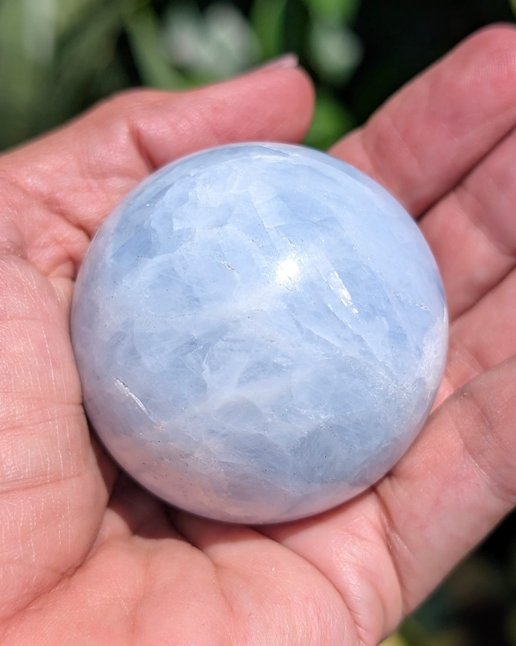 Blue Calcite Sphere B