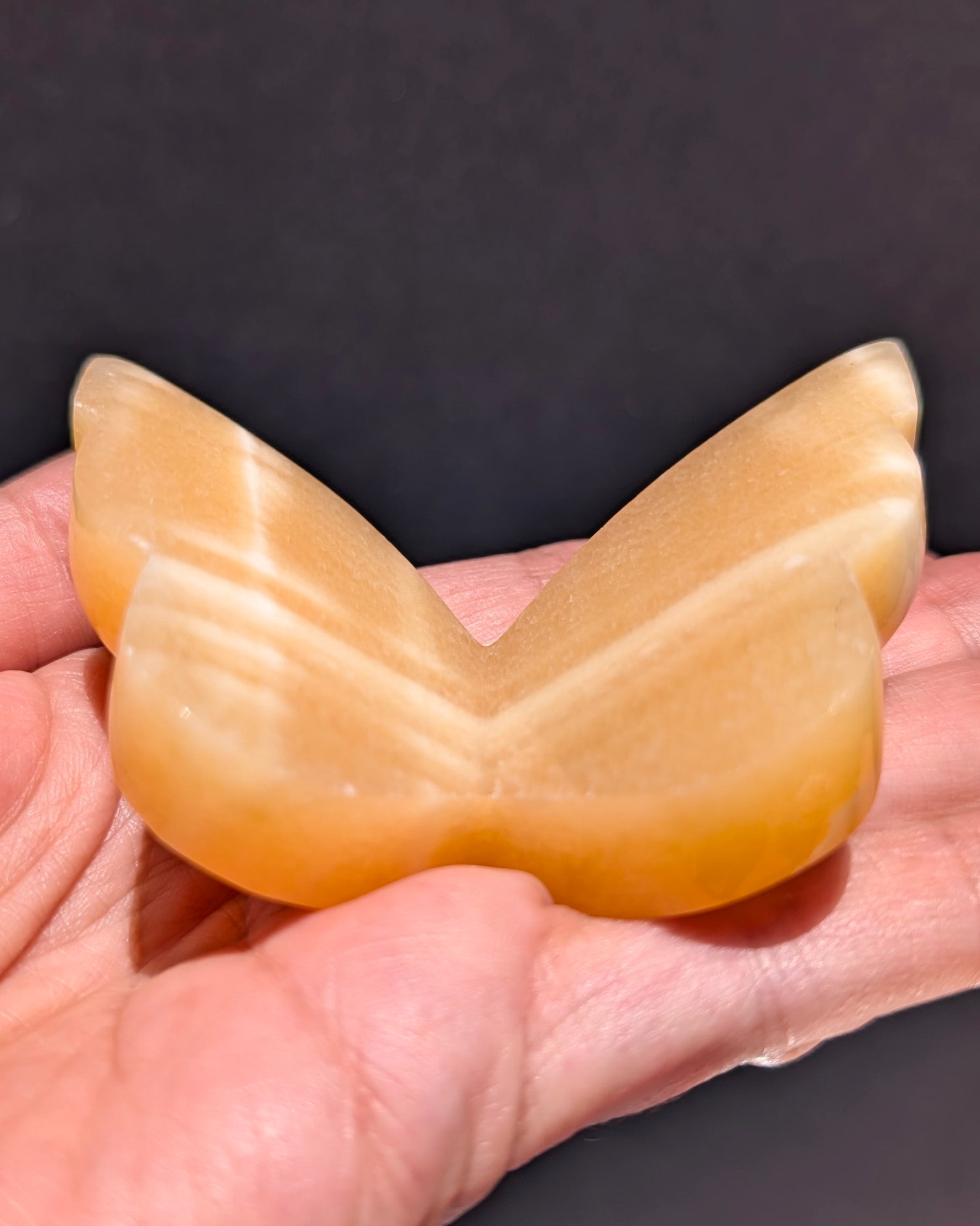 Orange Calcite Butterfly U