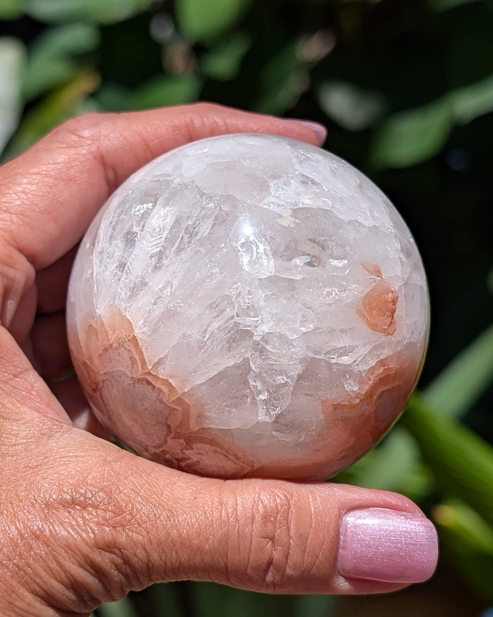 Flower Agate Sphere S