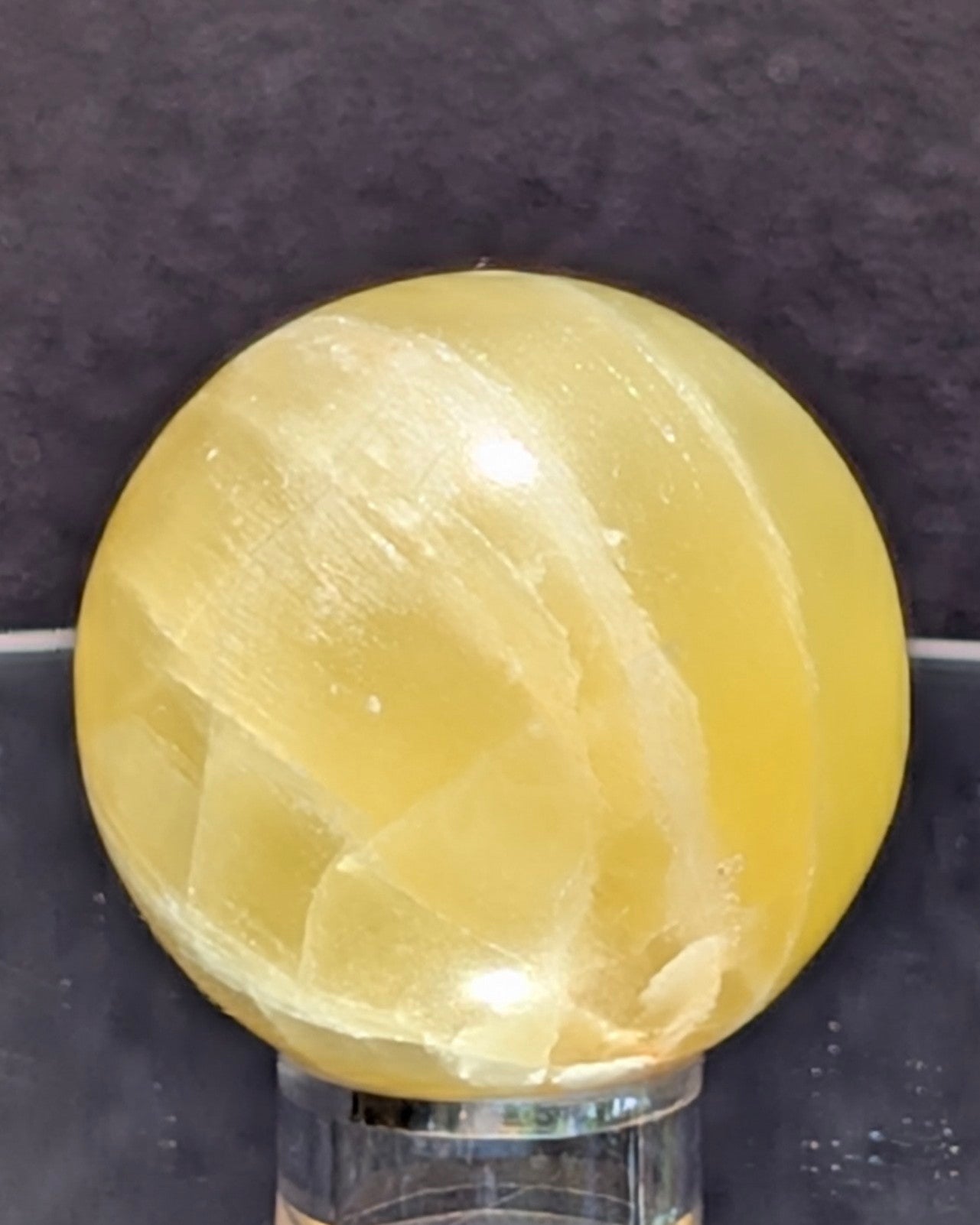 Yellow Calcite Sphere A