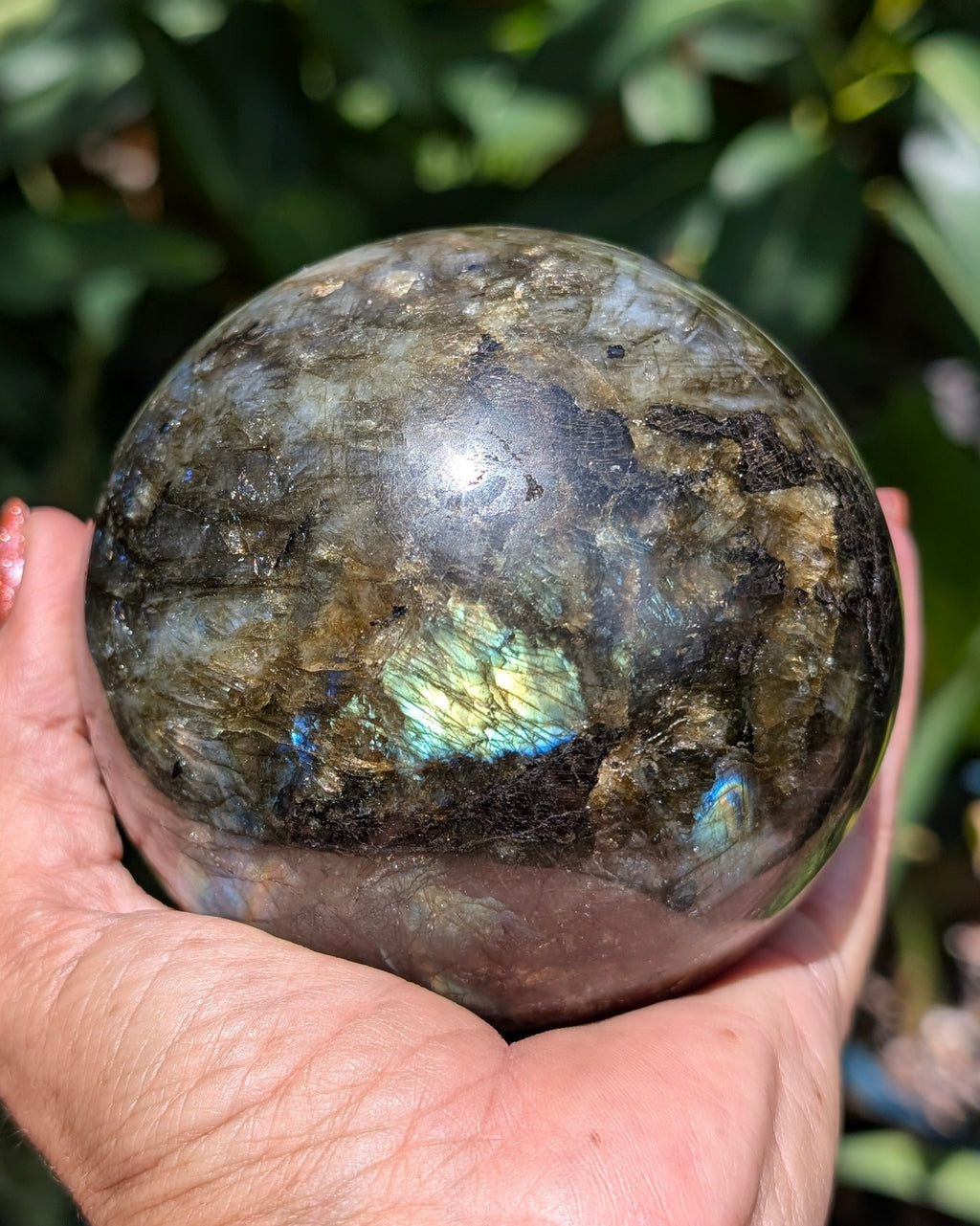 Flashy Labradorite Sphere - Opt. A