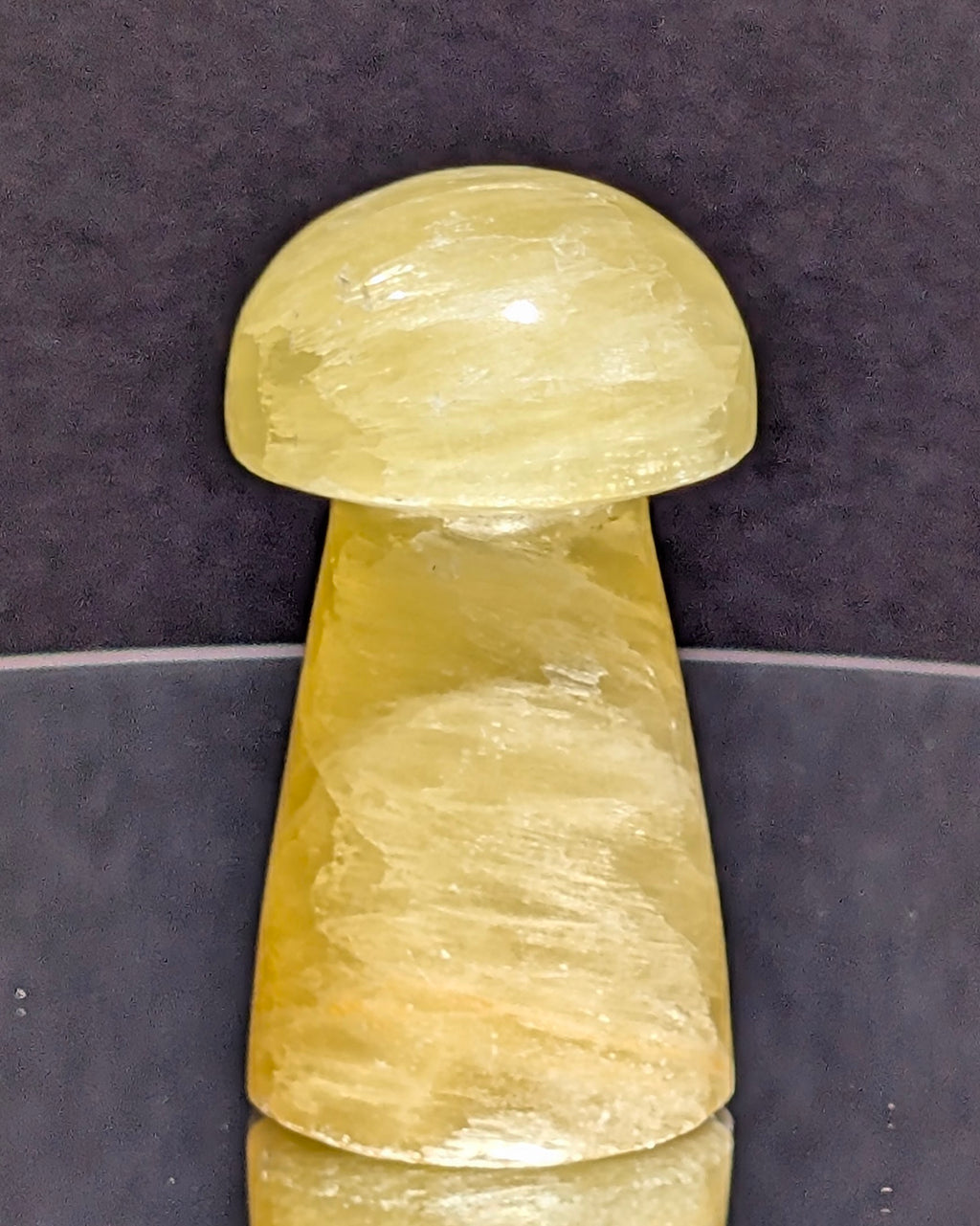 Yellow Calcite Mushroom C