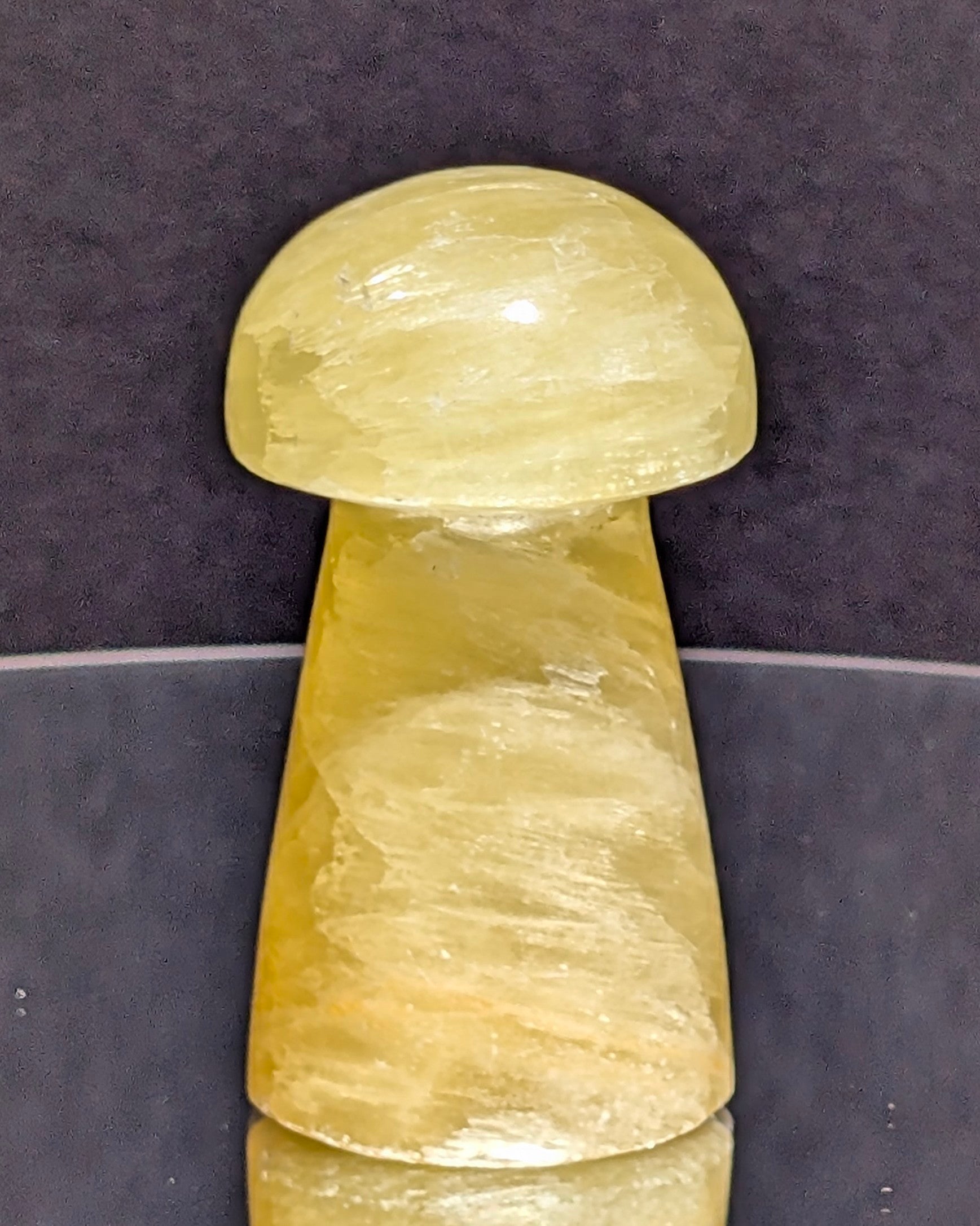 Yellow Calcite Mushroom C