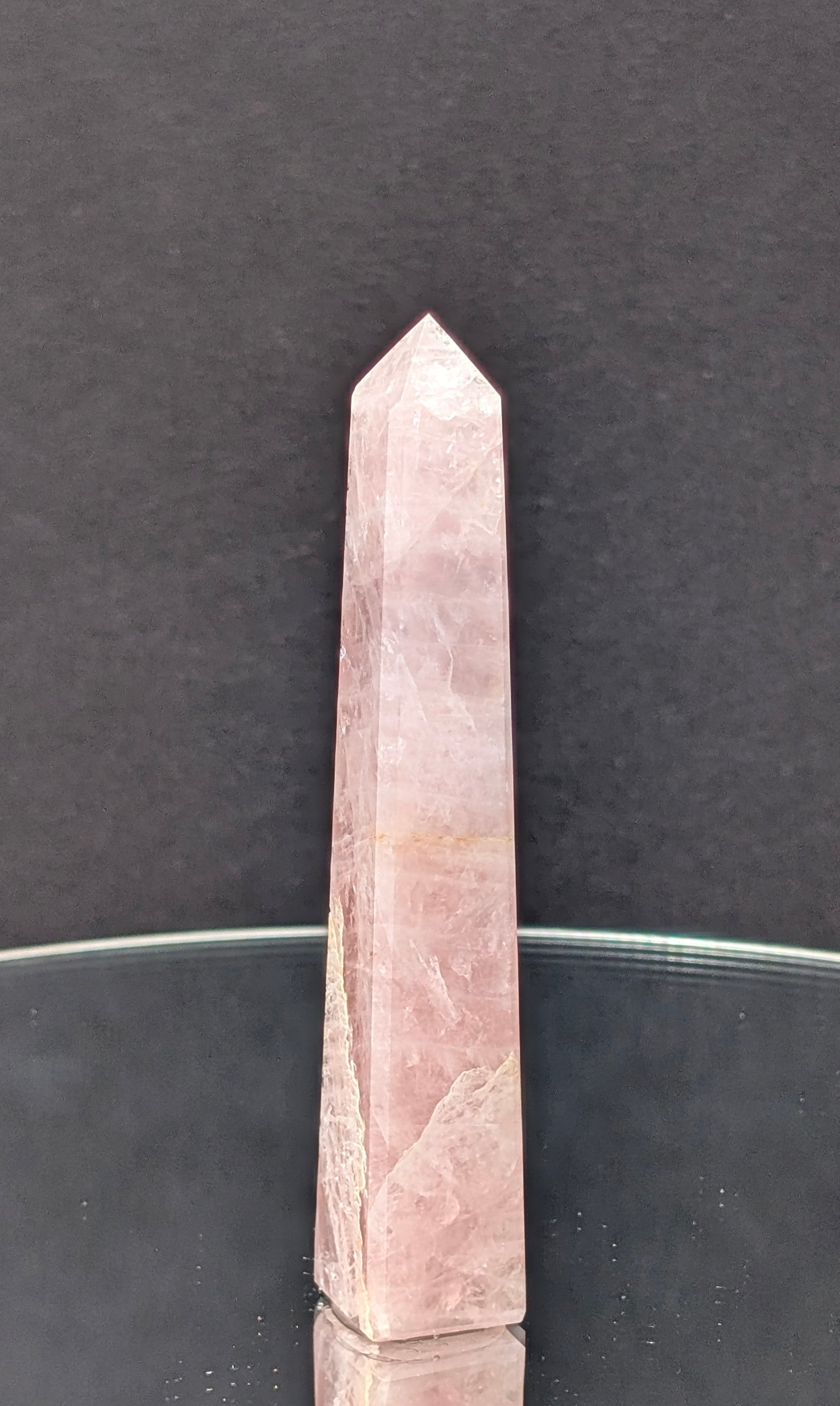 Rose Quartz Obelisk